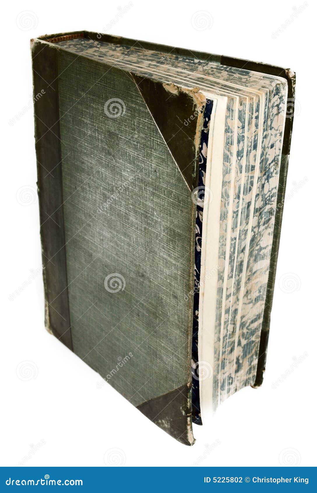 Vintage Style Book with Patterned Page Details Stock Photo Image of