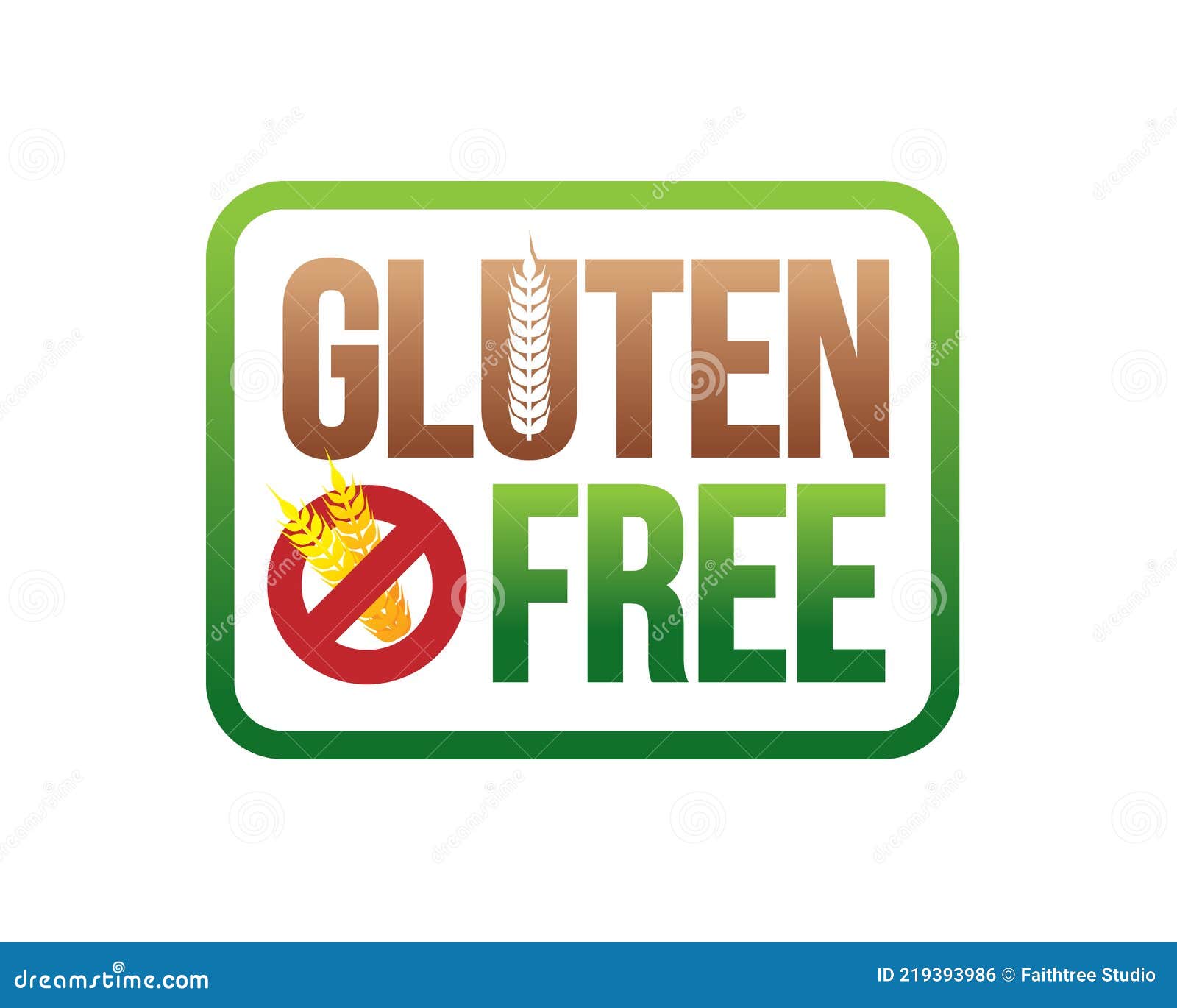 Vintage Style Gluten Free Banner Stock Vector Illustration of concept, goods 219393986