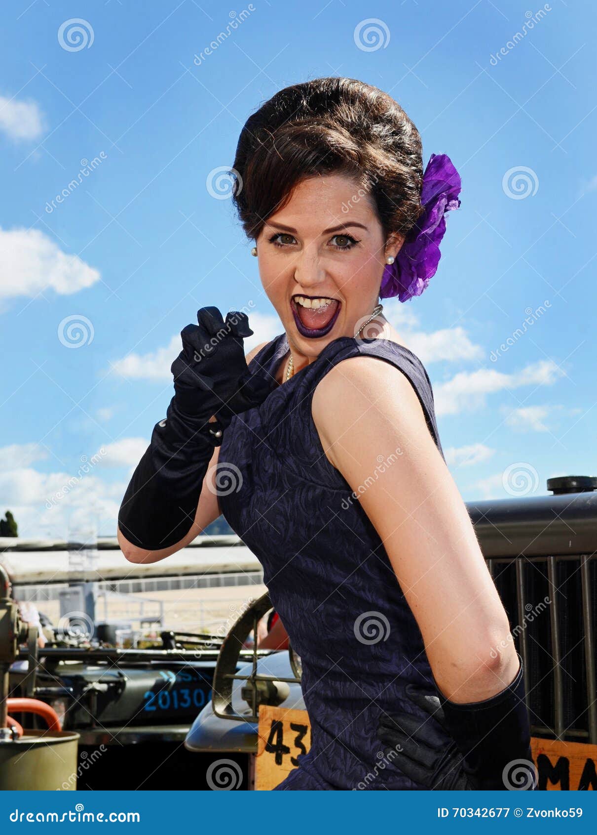 Vintage Style Lady Stock Photo - Image: 70342677