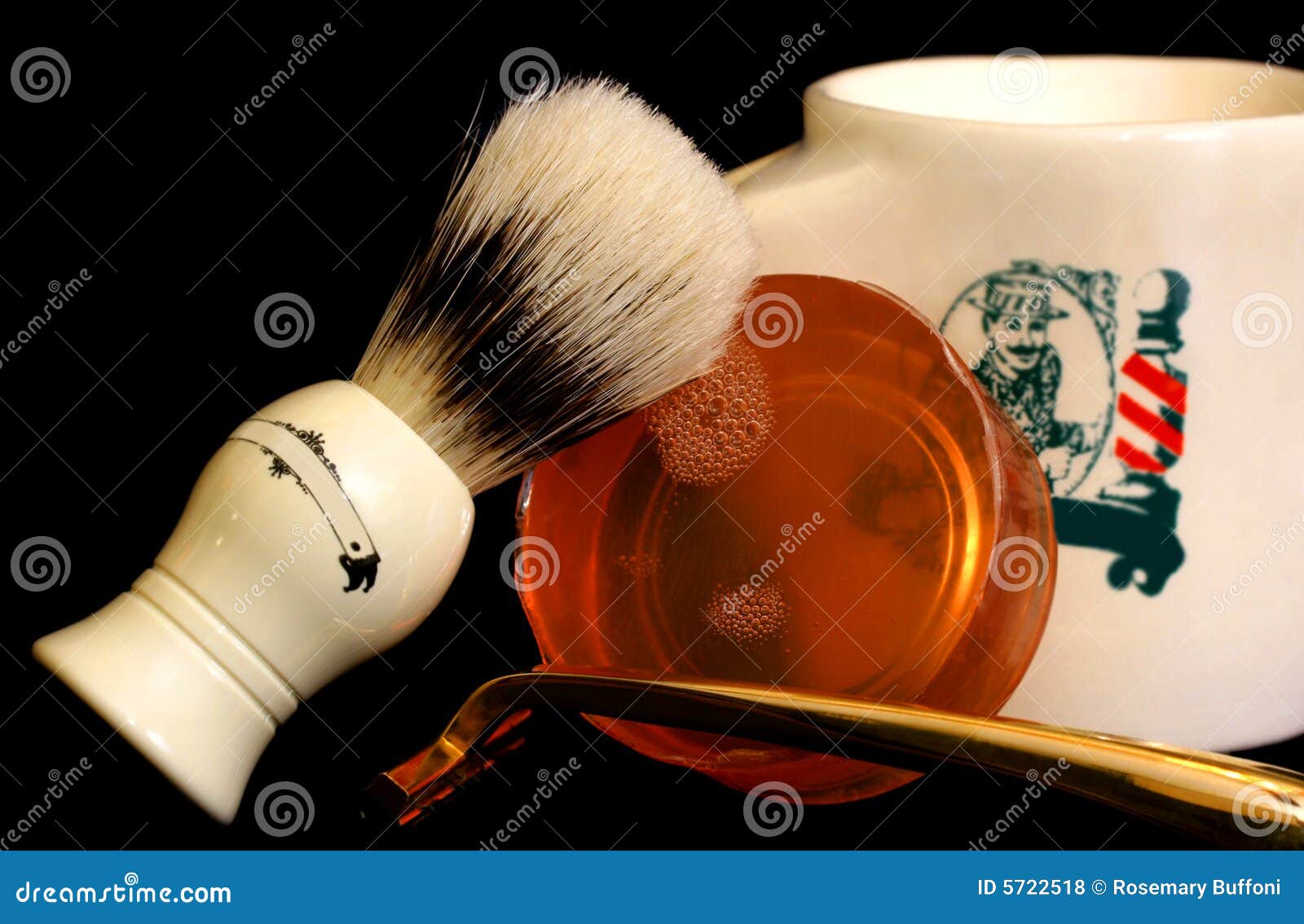 Vintage Style Shaving Supplies Stock Photo Image of male, razor 5722518
