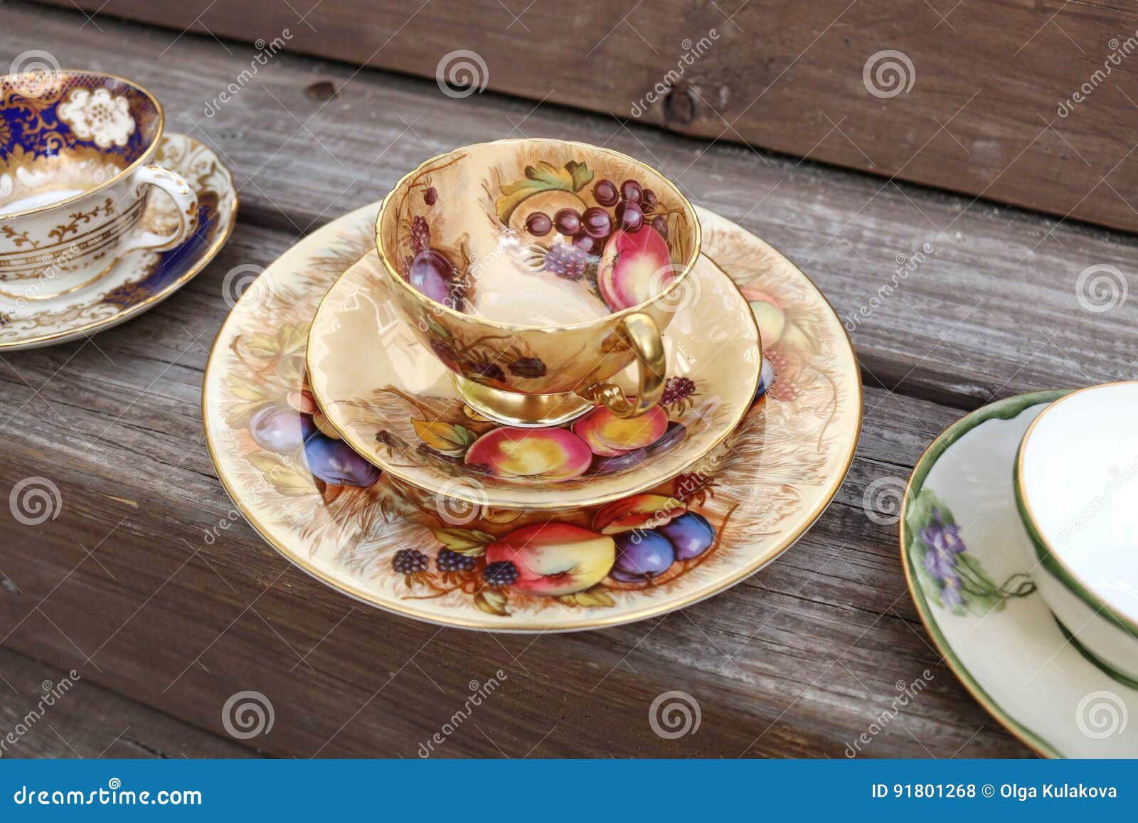 Vintage style tea sets stock photo. Image of homme, arts 91801268
