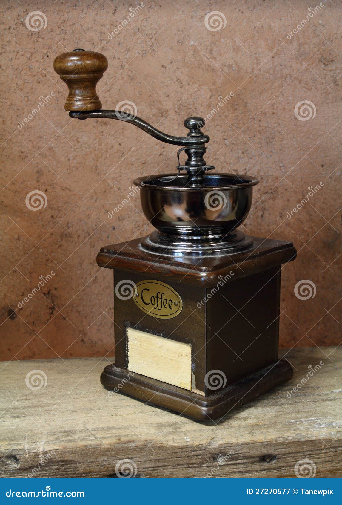 Vintage Styled of Old Coffee Grinder Stock Image Image of closeup