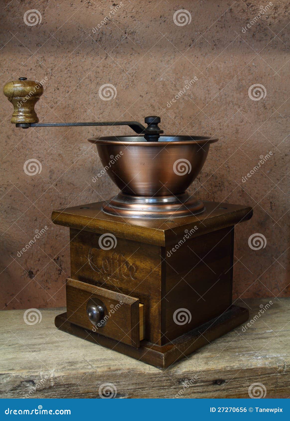 Vintage Styled of Old Coffee Grinder Stock Photo Image of dark