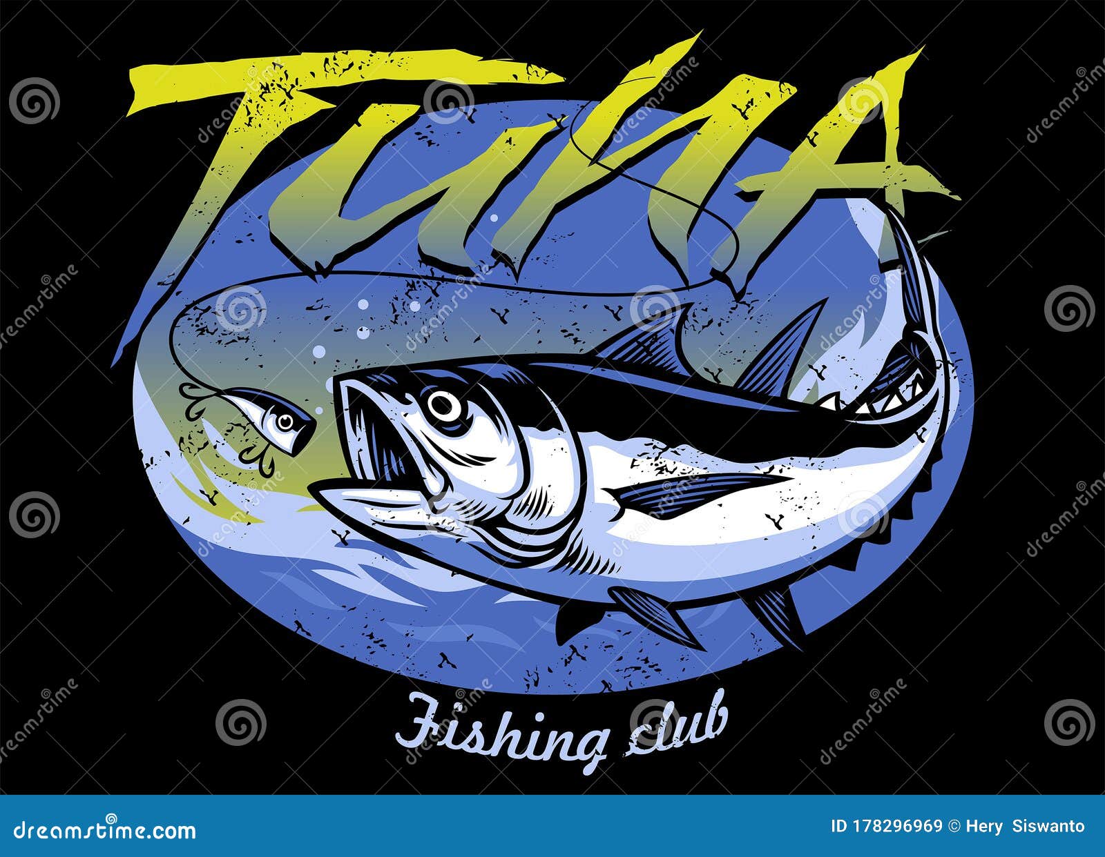 Tuna Fishing Illustrations & Vectors