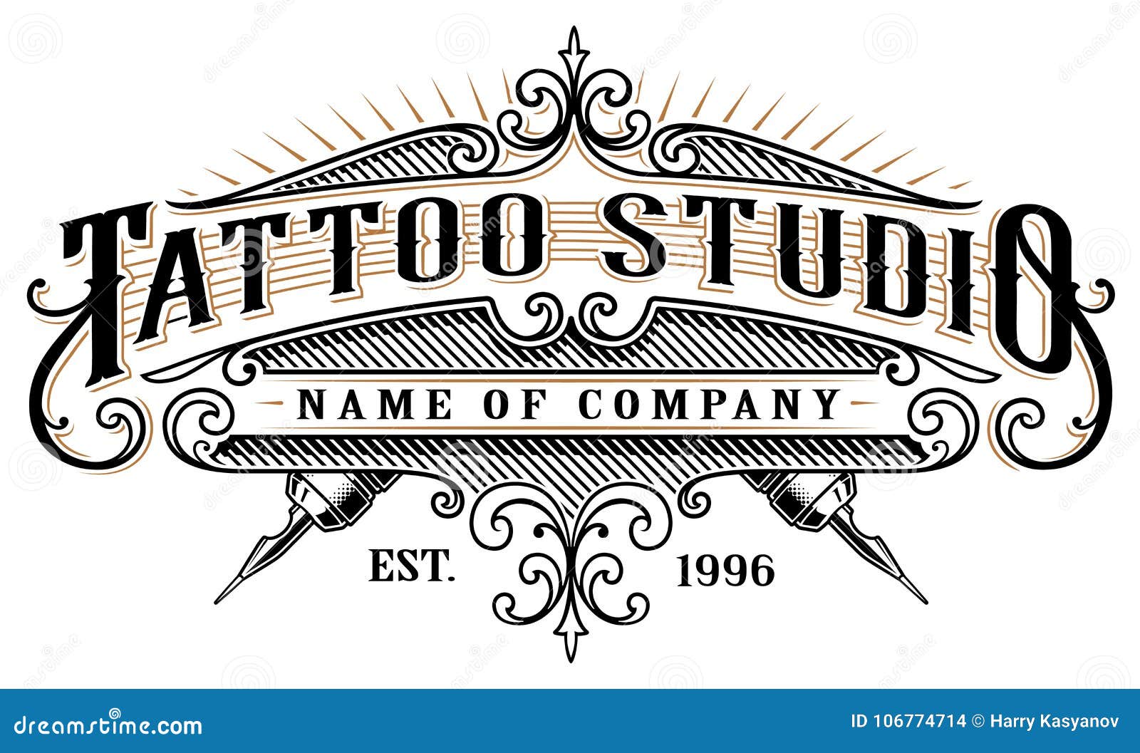 Vintage Tattoo Convention Colorful Poster Vector Illustration ...