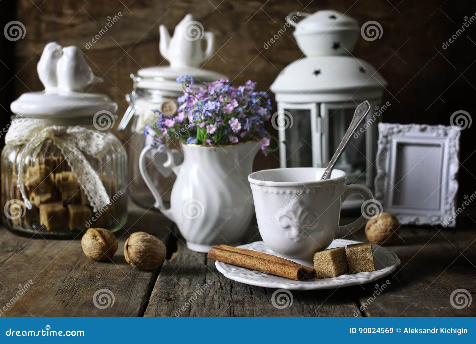 Vintage tea table concept stock image. Image of pretty 90024569