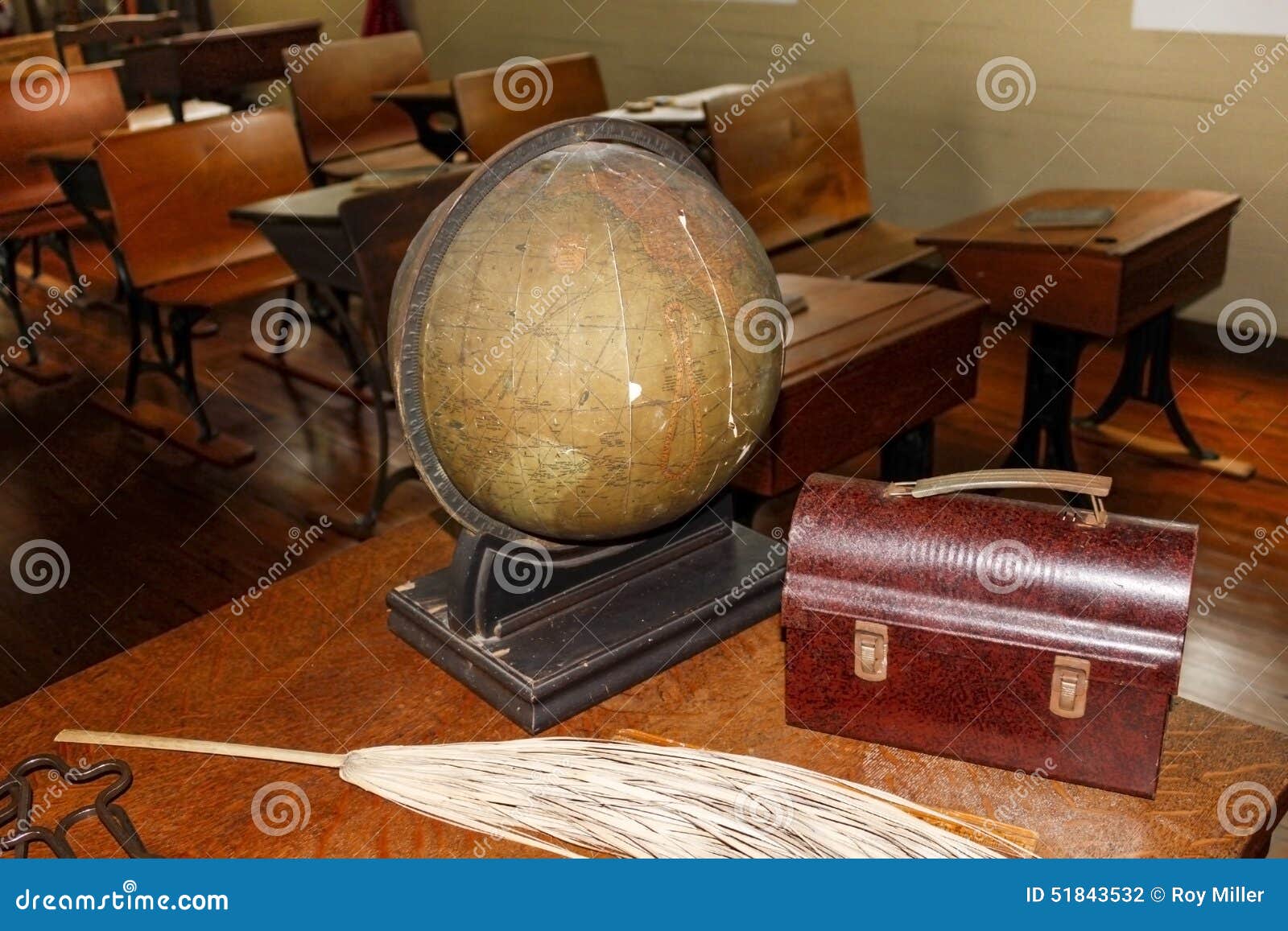 Vintage Teachers Desk Stock Photo Image Of Mosquito 51843532