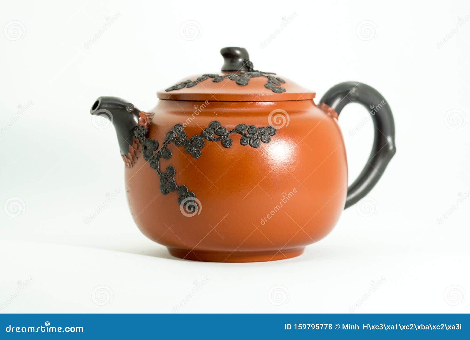 A vintage teapot stock photo. Image of isolated, beautiful 159795778
