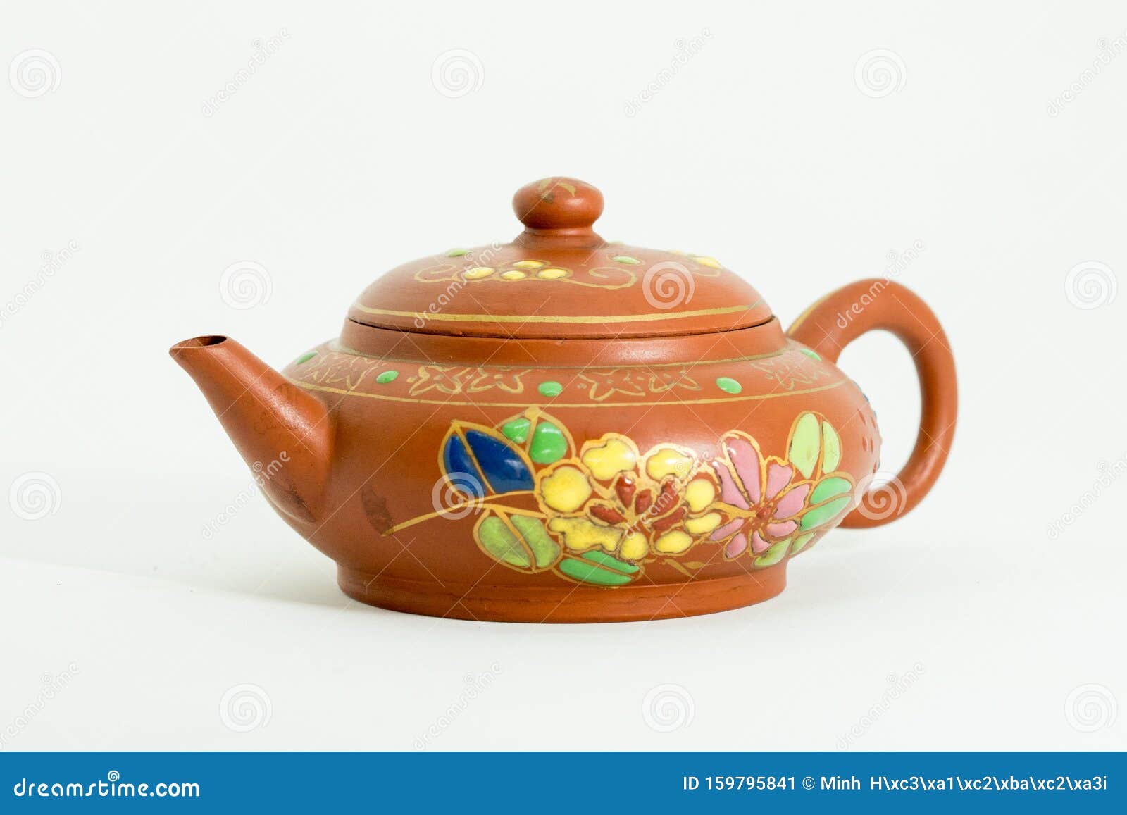 A vintage teapot stock image. Image of object, investment 159795841