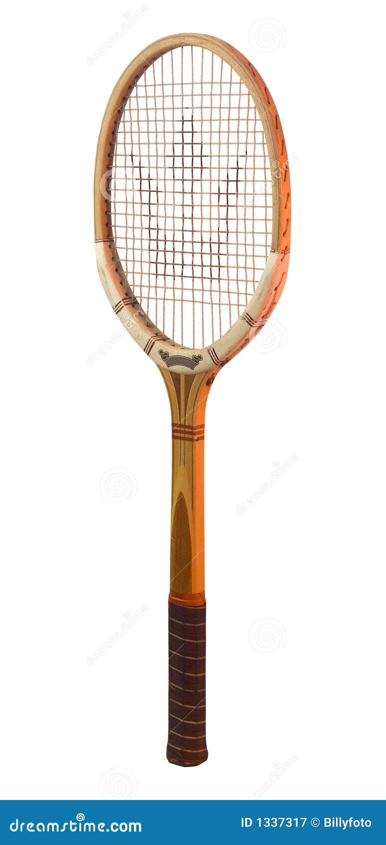 Vintage Tennis Racket Stock Image 1337317