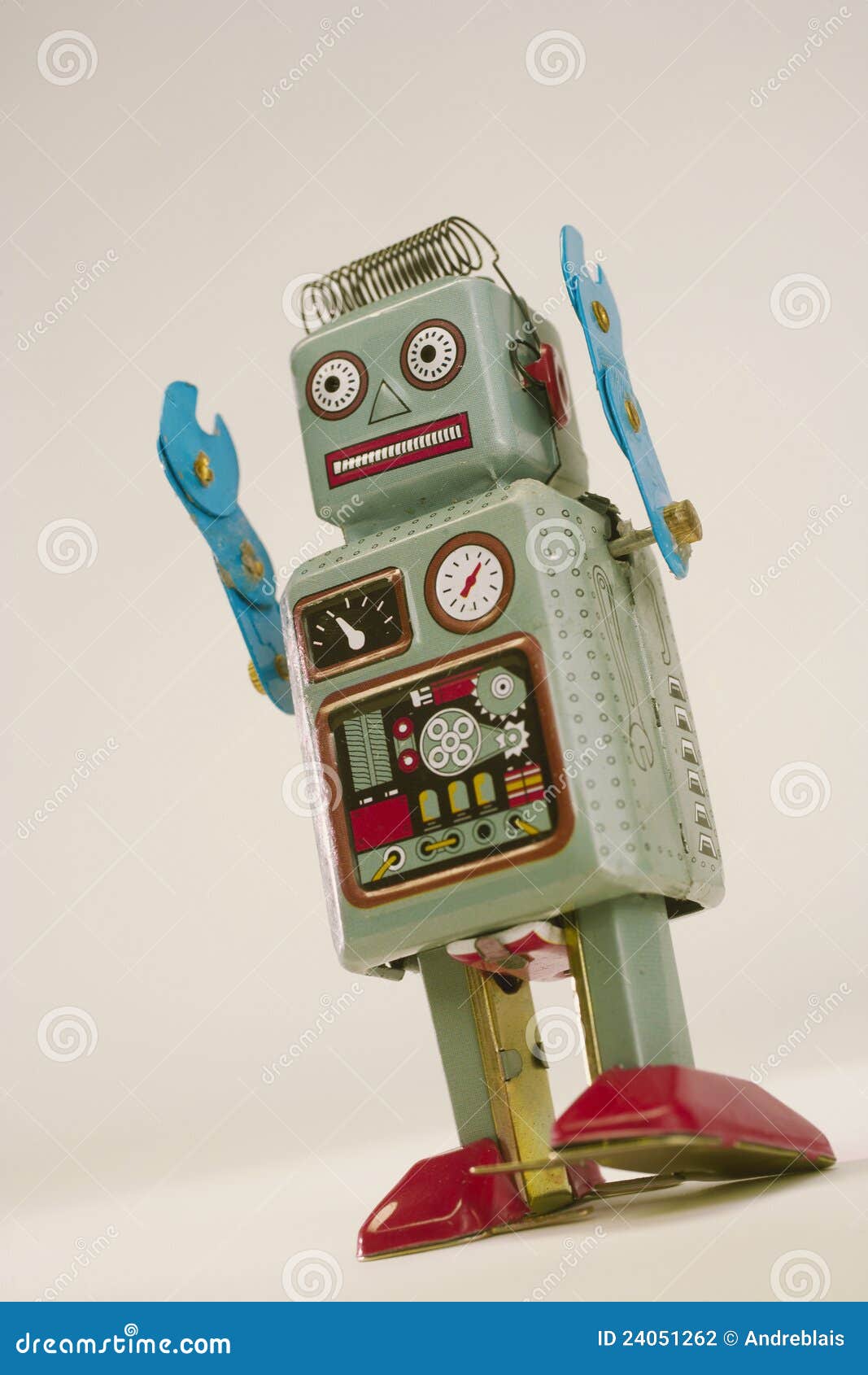 Vintage toy robot stock photo. Image of 1950s, mechanical 24051262