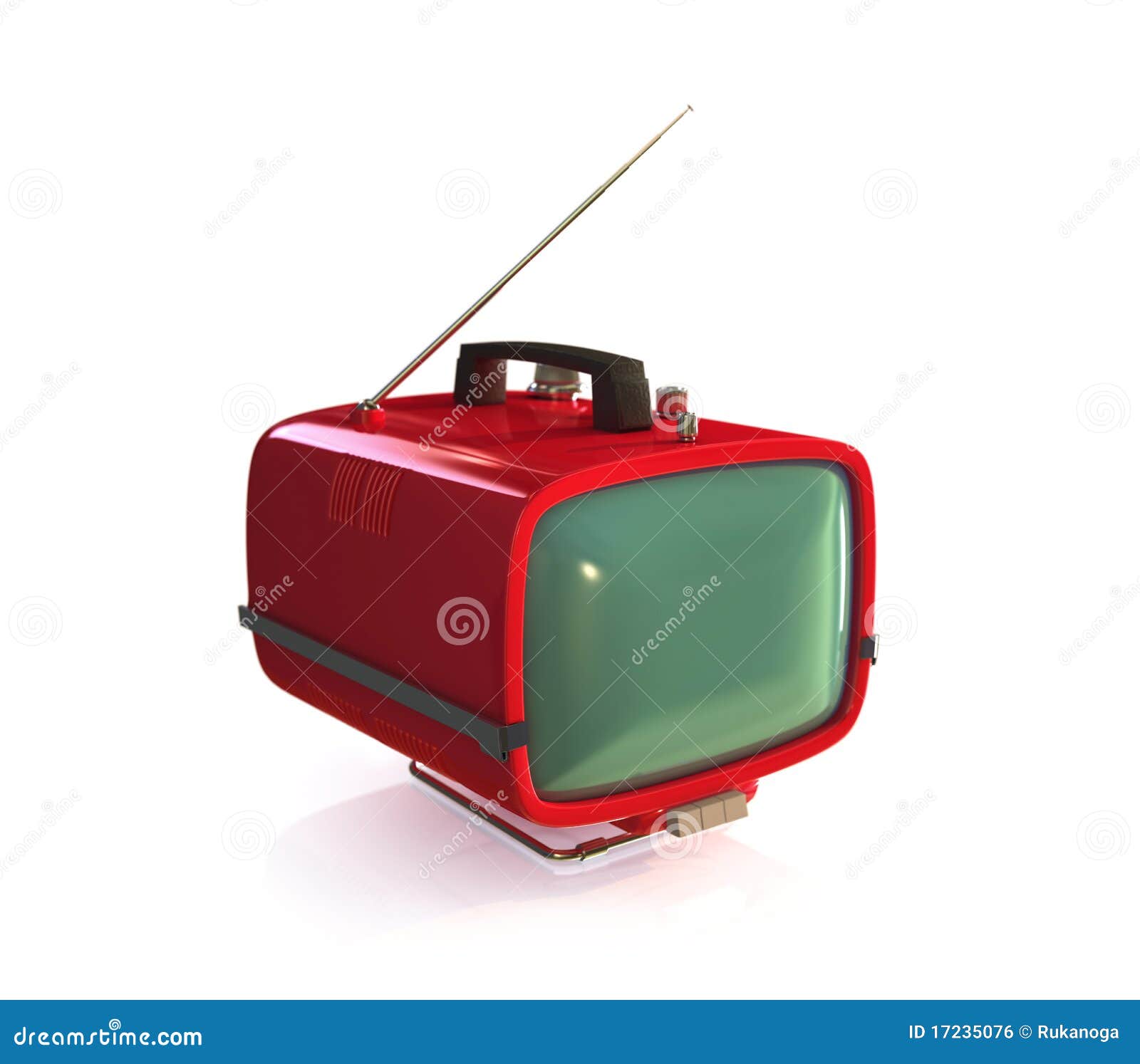 Vintage TV set stock illustration. Illustration of media 17235076