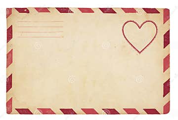 Vintage Valentine Envelope stock image. Image of romance - 22668703