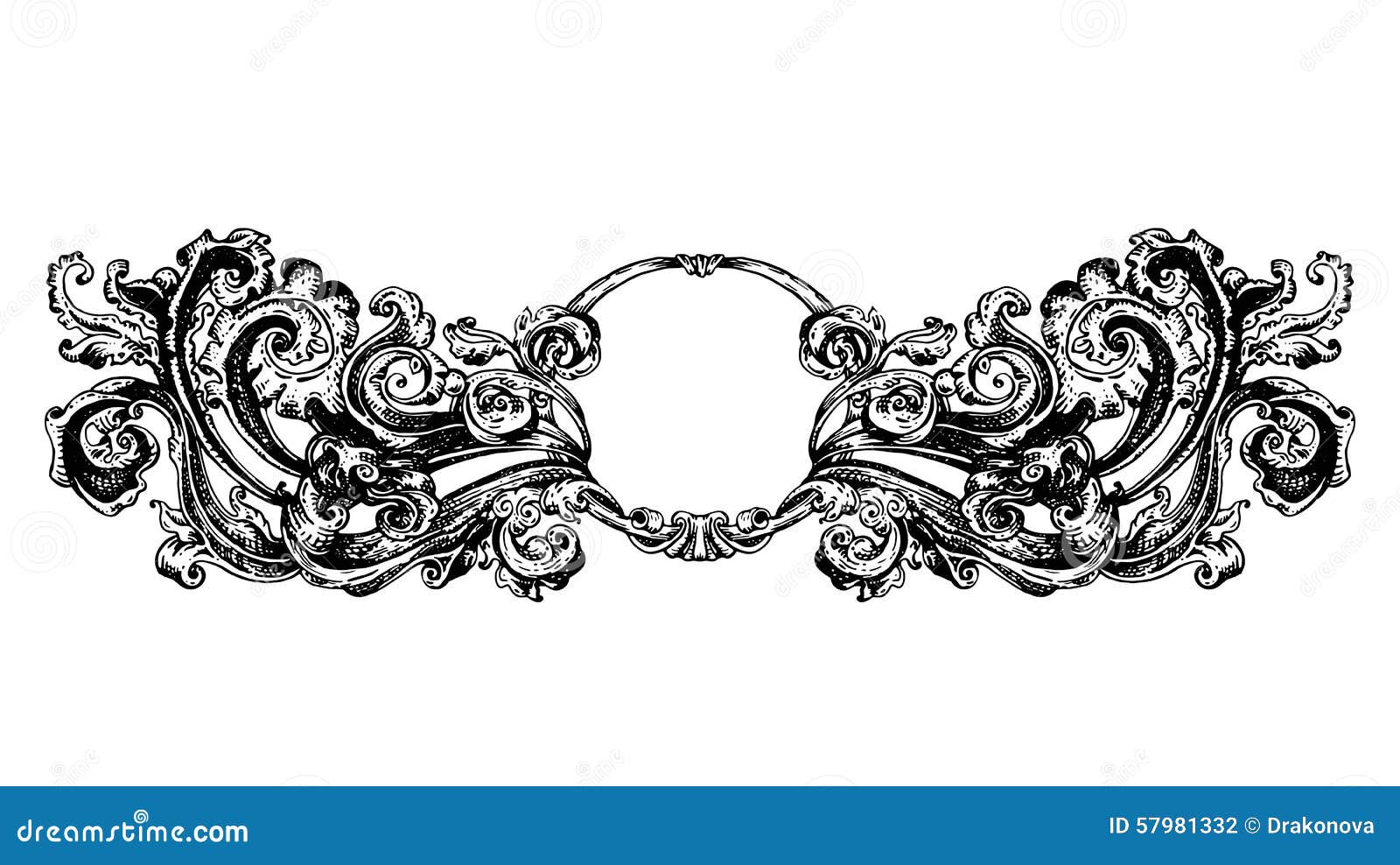 Vintage Vector Vignette Stock Vector Illustration Of Branch 57981332