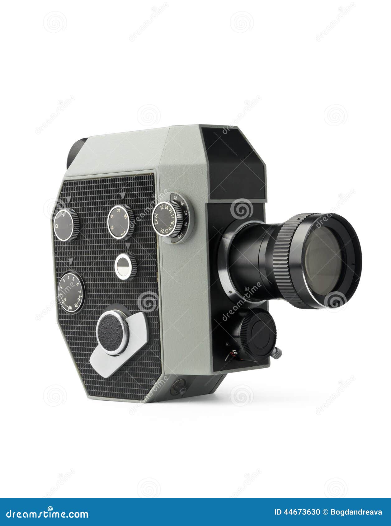 Vintage video camera stock photo. Image of cine, background 44673630