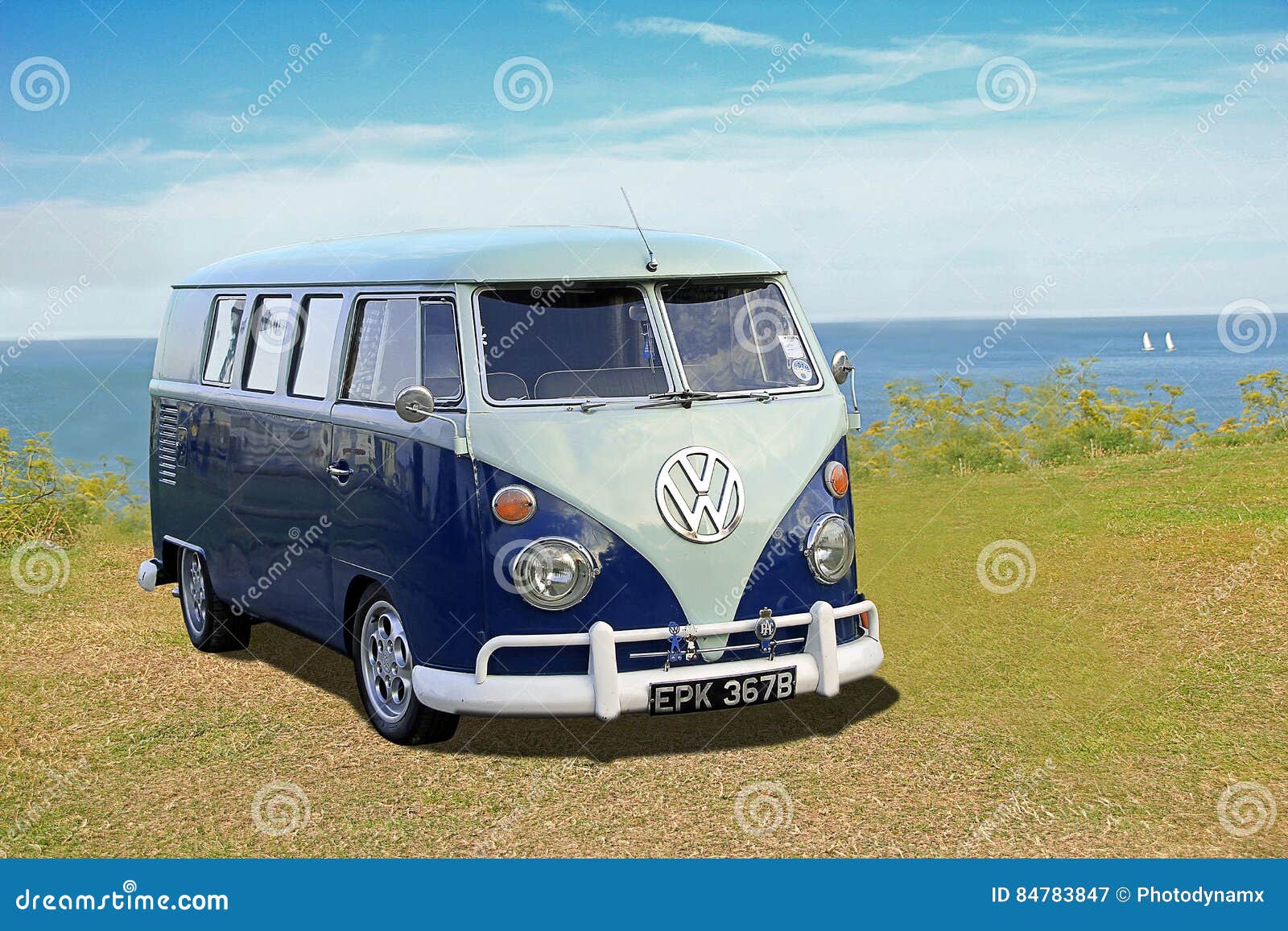 vintage volkswagen camper van