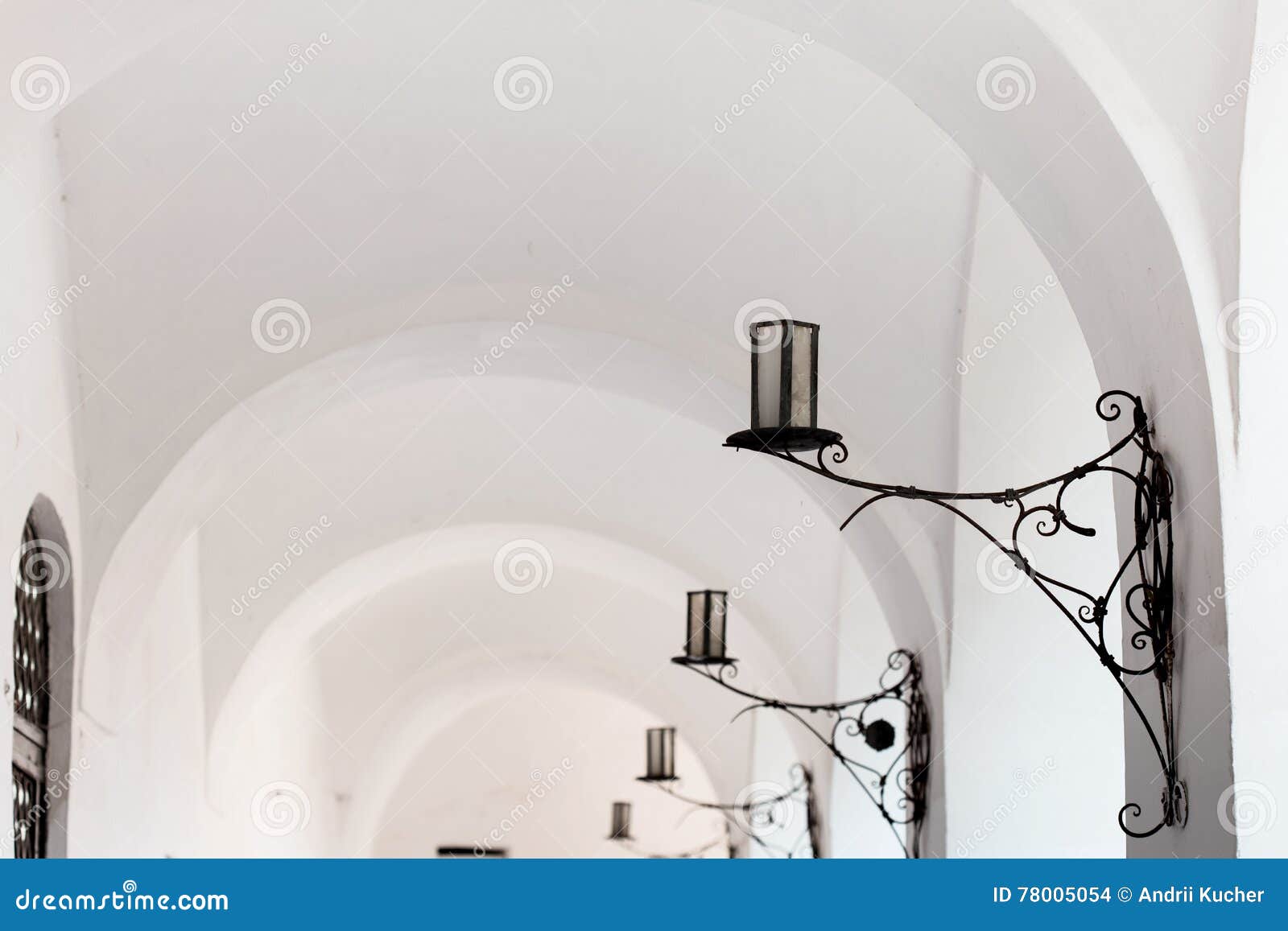 Vintage Wall Candle Holders on a White Wall Stock Photo Image of candlestick, ancient 78005054