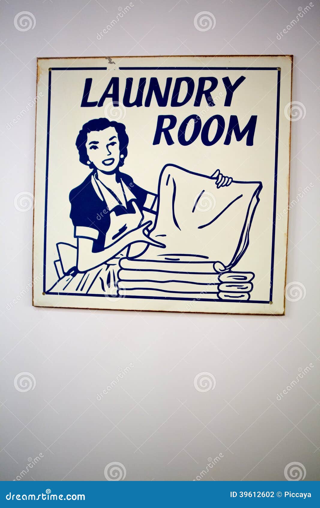 Vintage Wall Sign With Laundry Room Stock Illustration - Image Vintage Wall Sign With Laundry Room Stock Illustration - Image