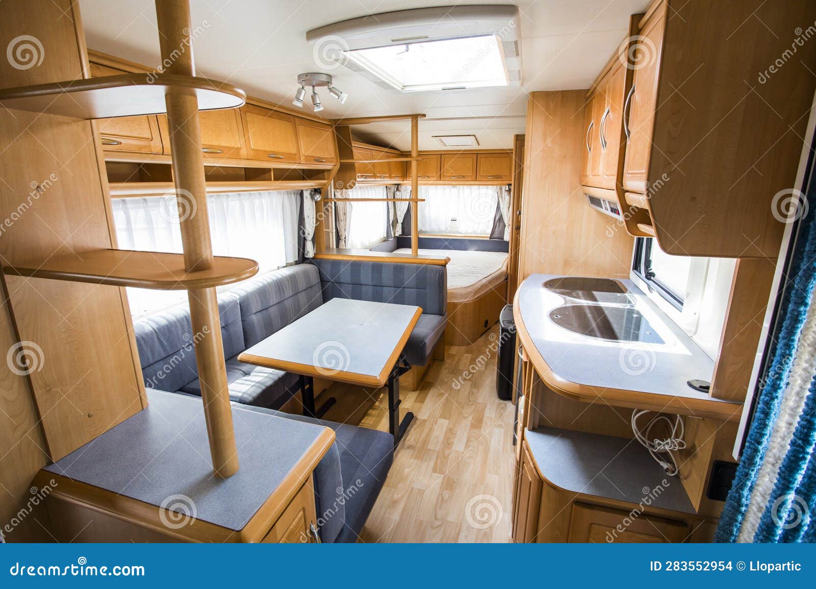 Vintage Wanderlust Inside the 2001 Caravan Retreat Stock Photo Image