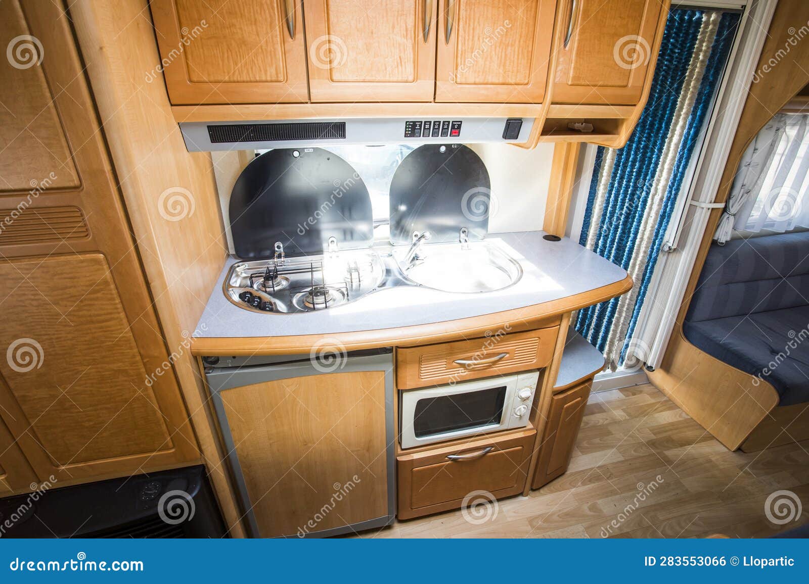 Vintage Wanderlust Inside the 2001 Caravan Retreat Stock Photo Image