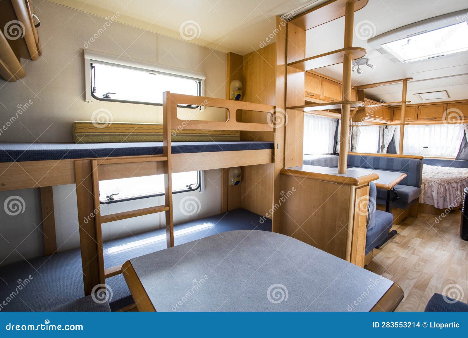 Vintage Wanderlust Inside the 2001 Caravan Retreat Stock Photo Image
