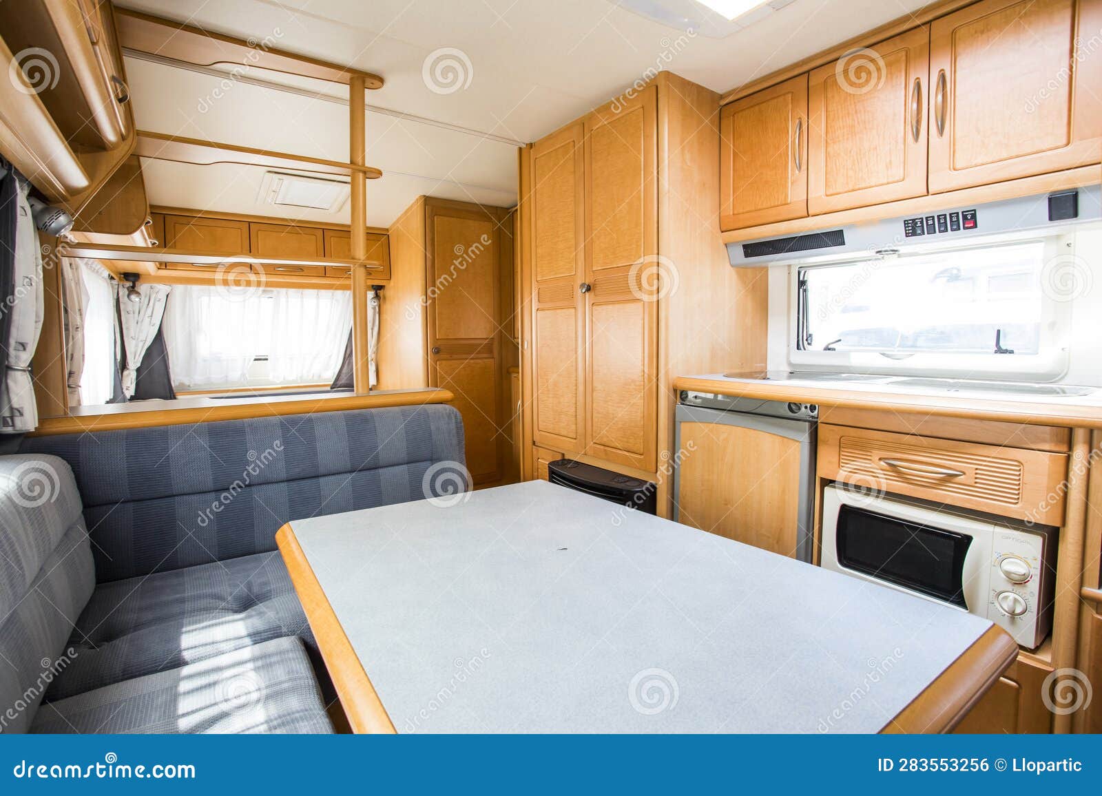 Vintage Wanderlust Inside the 2001 Caravan Retreat Stock Photo Image