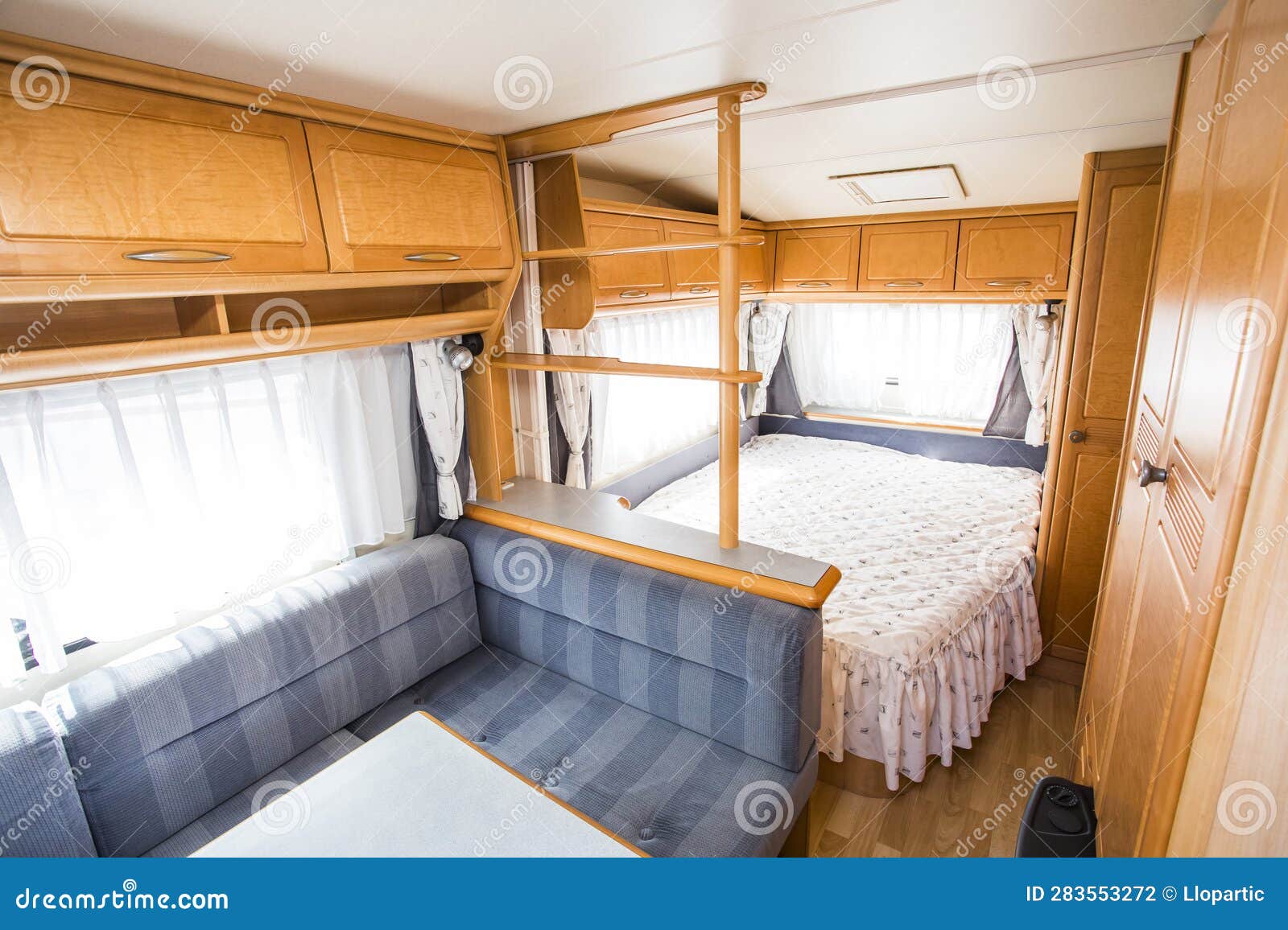 Vintage Wanderlust Inside the 2001 Caravan Retreat Stock Photo Image