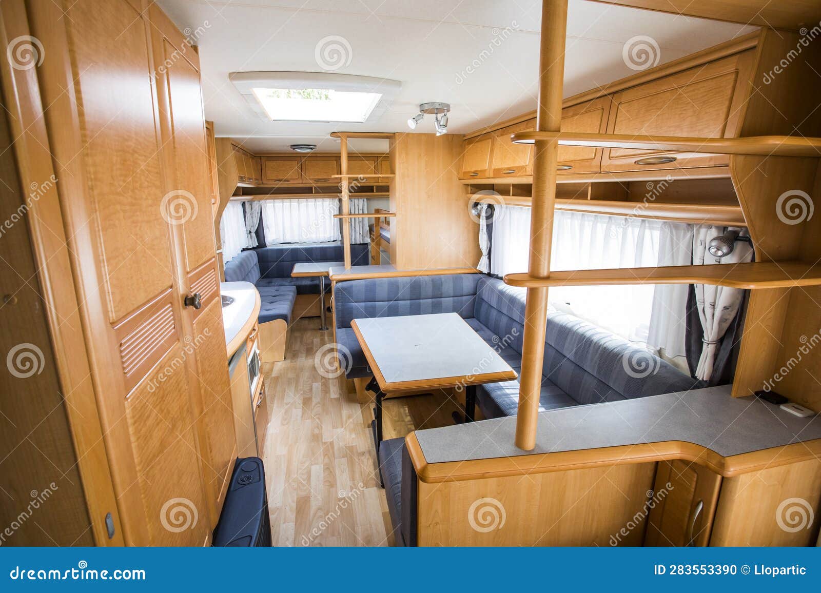 Vintage Wanderlust Inside the 2001 Caravan Retreat Stock Photo Image