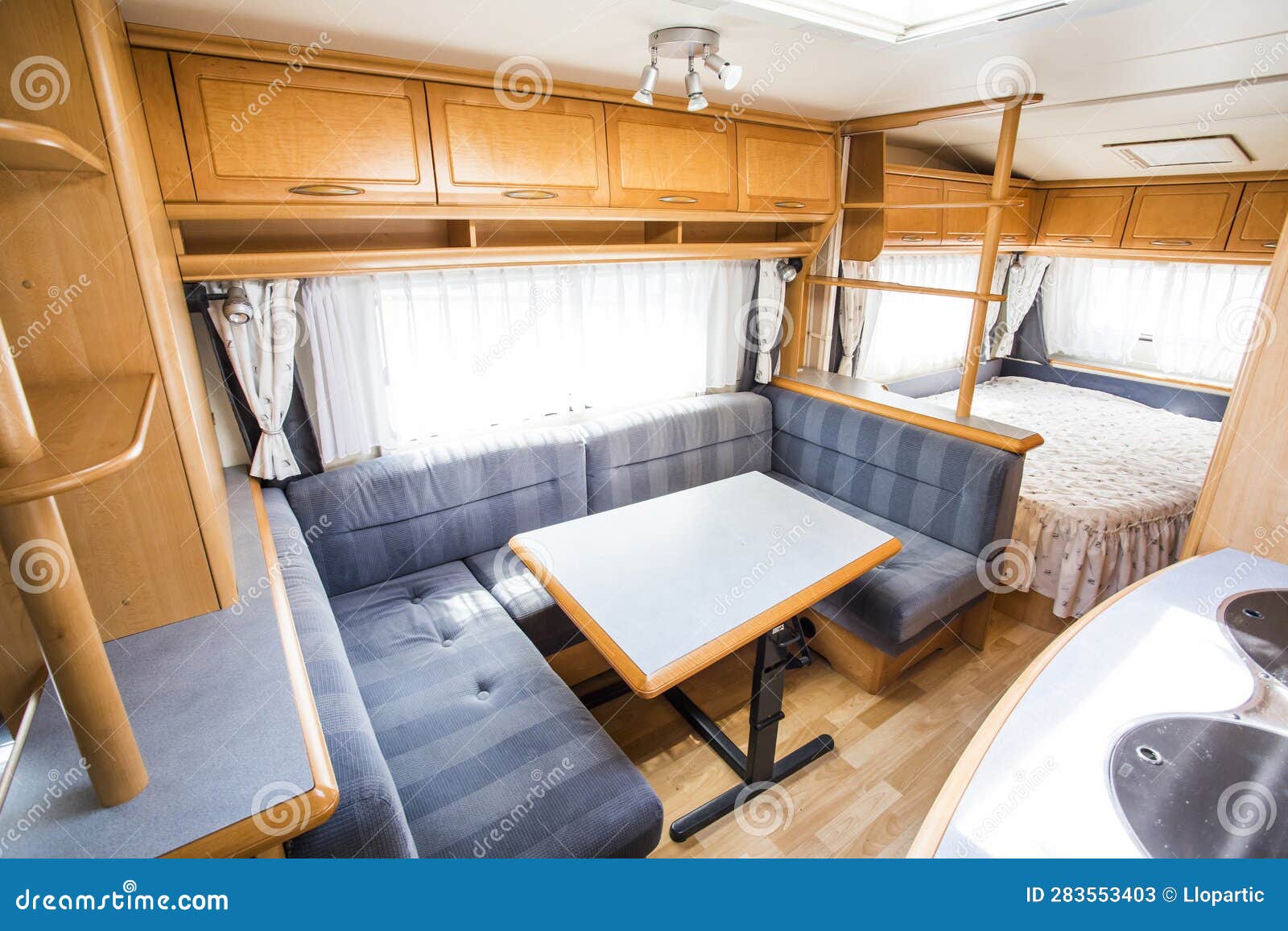 Vintage Wanderlust Inside the 2001 Caravan Retreat Stock Image Image