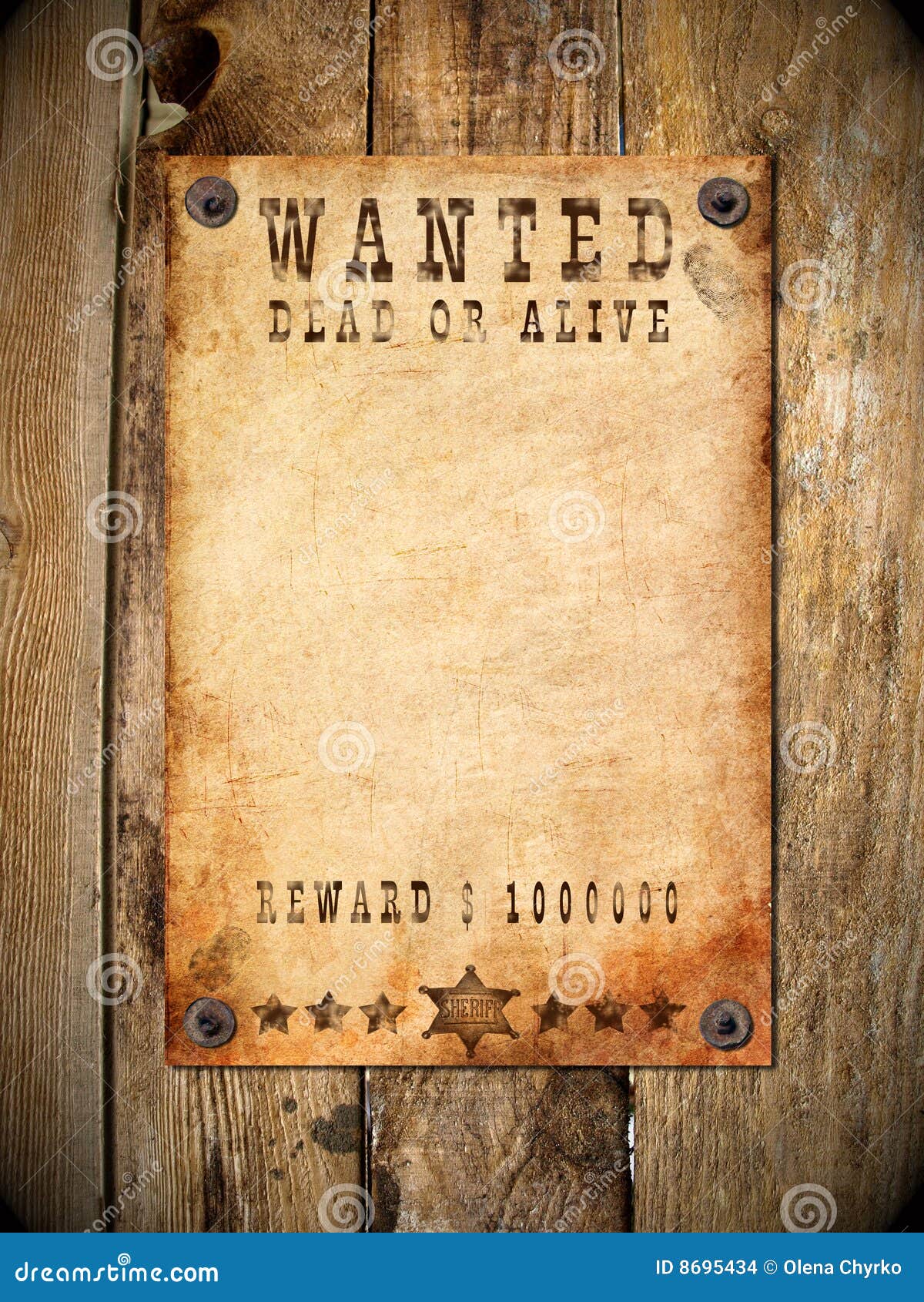 Victorian Wanted Poster