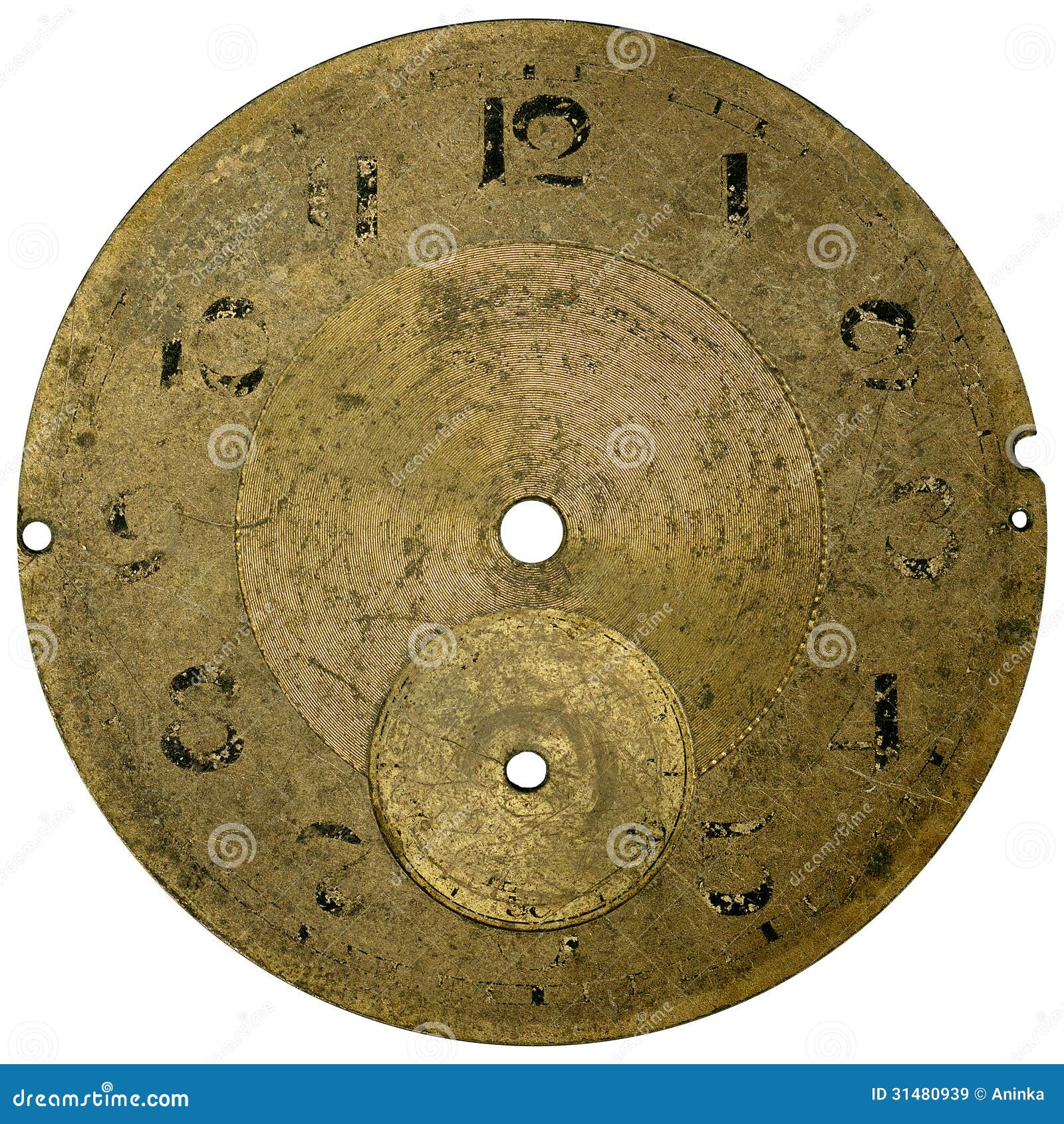 Vintage Watch Dial 7 stock image. Image of analog, beige 31480939