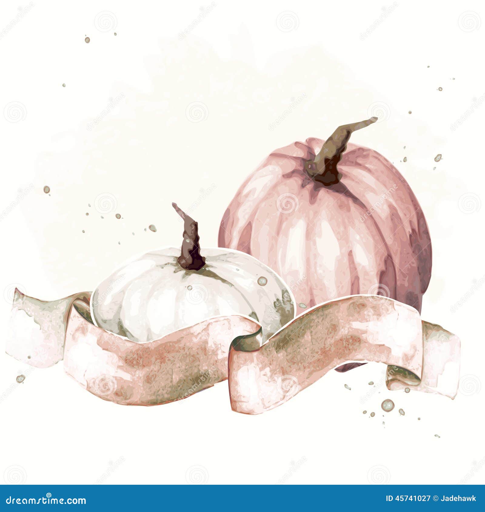 Download Vintage watercolor thanksgiving illustration