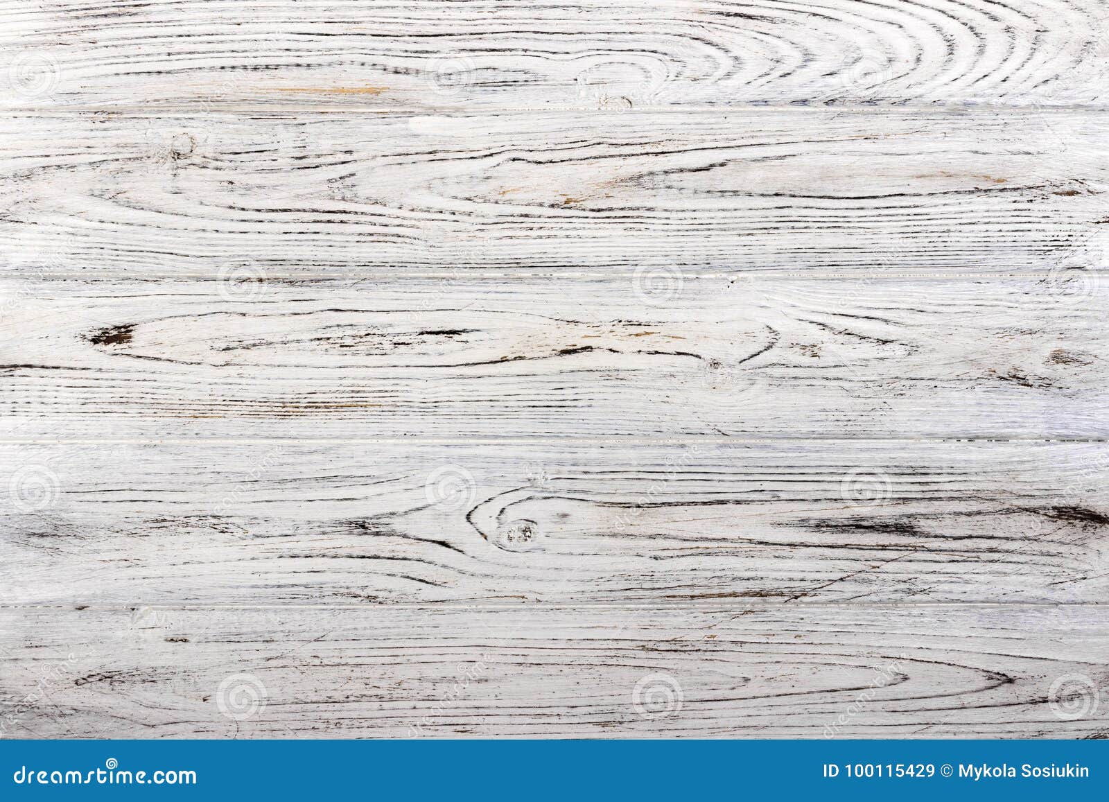 vintage weathered shabby white painted wood texture as background