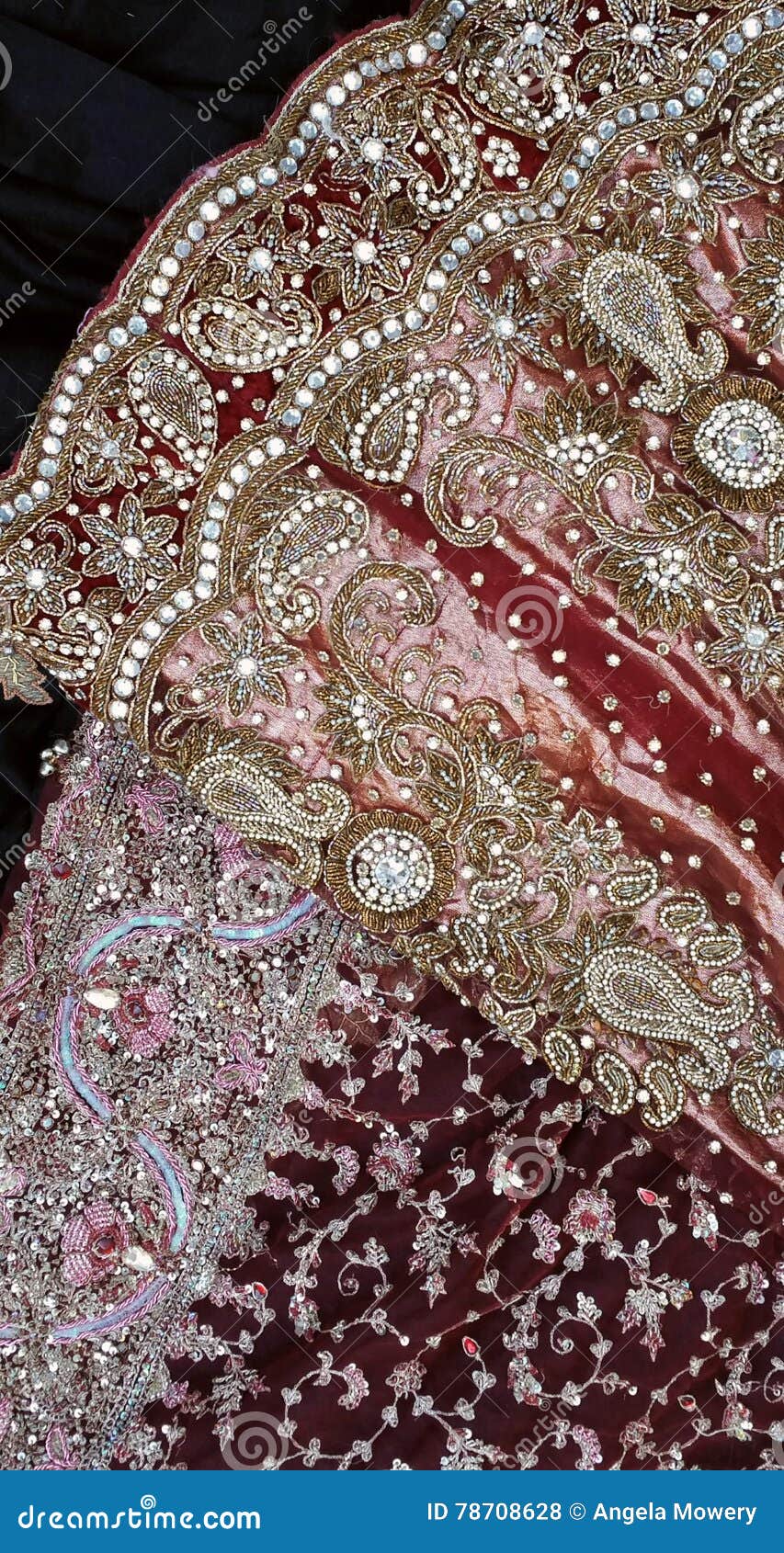 Vintage Wedding Saris stock photo. Image of beaded, wedding - 78708628