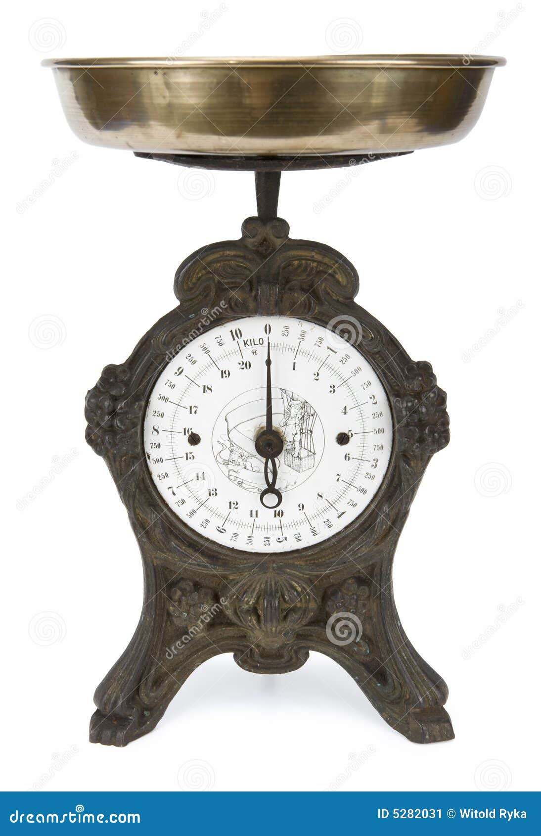 Vintage weight scale stock image. Image of plate, utensil 5282031