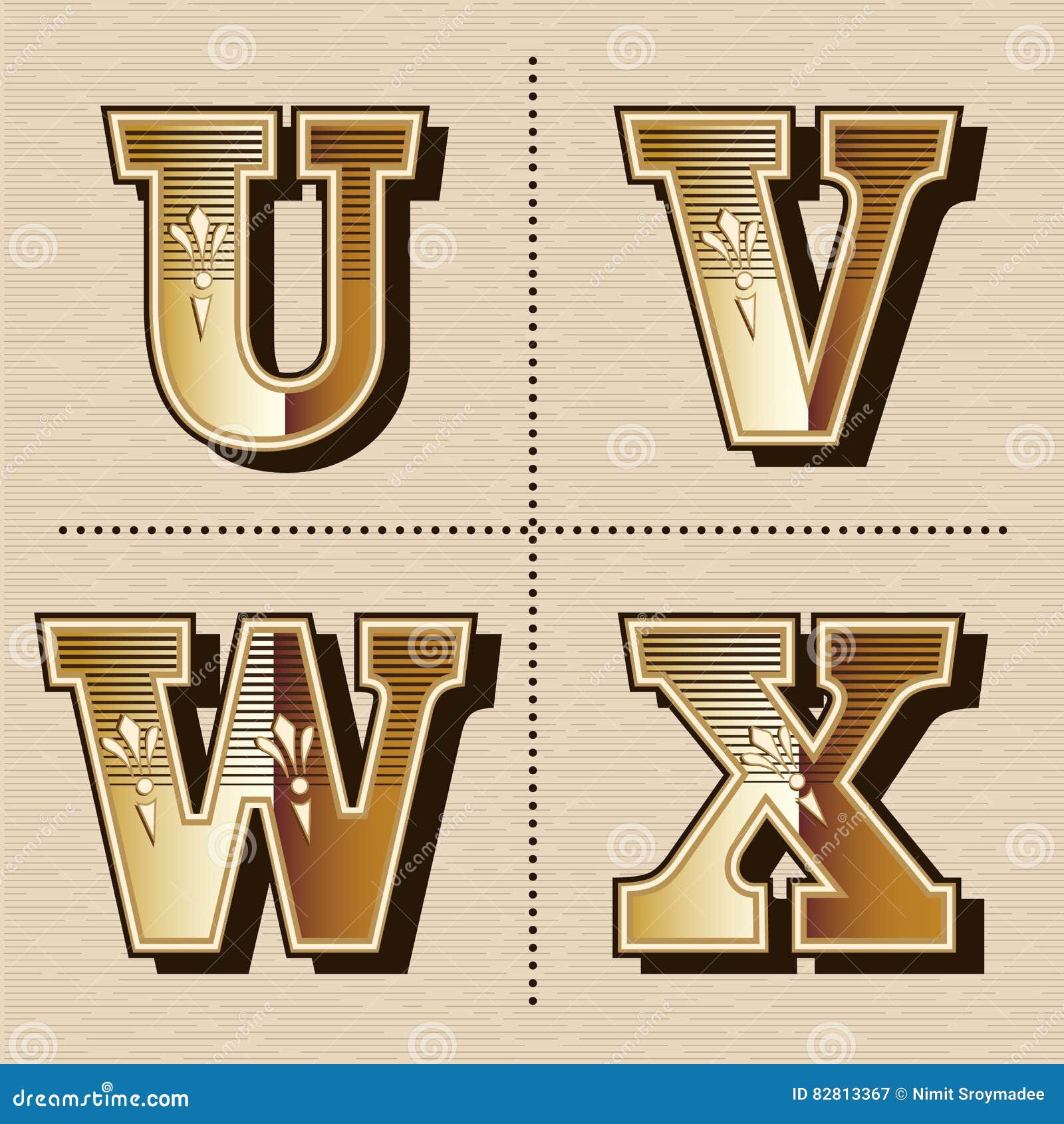 Download Vintage Western Alphabet Letters Font Design Vector Illustration Stock Vector - Illustration of ...