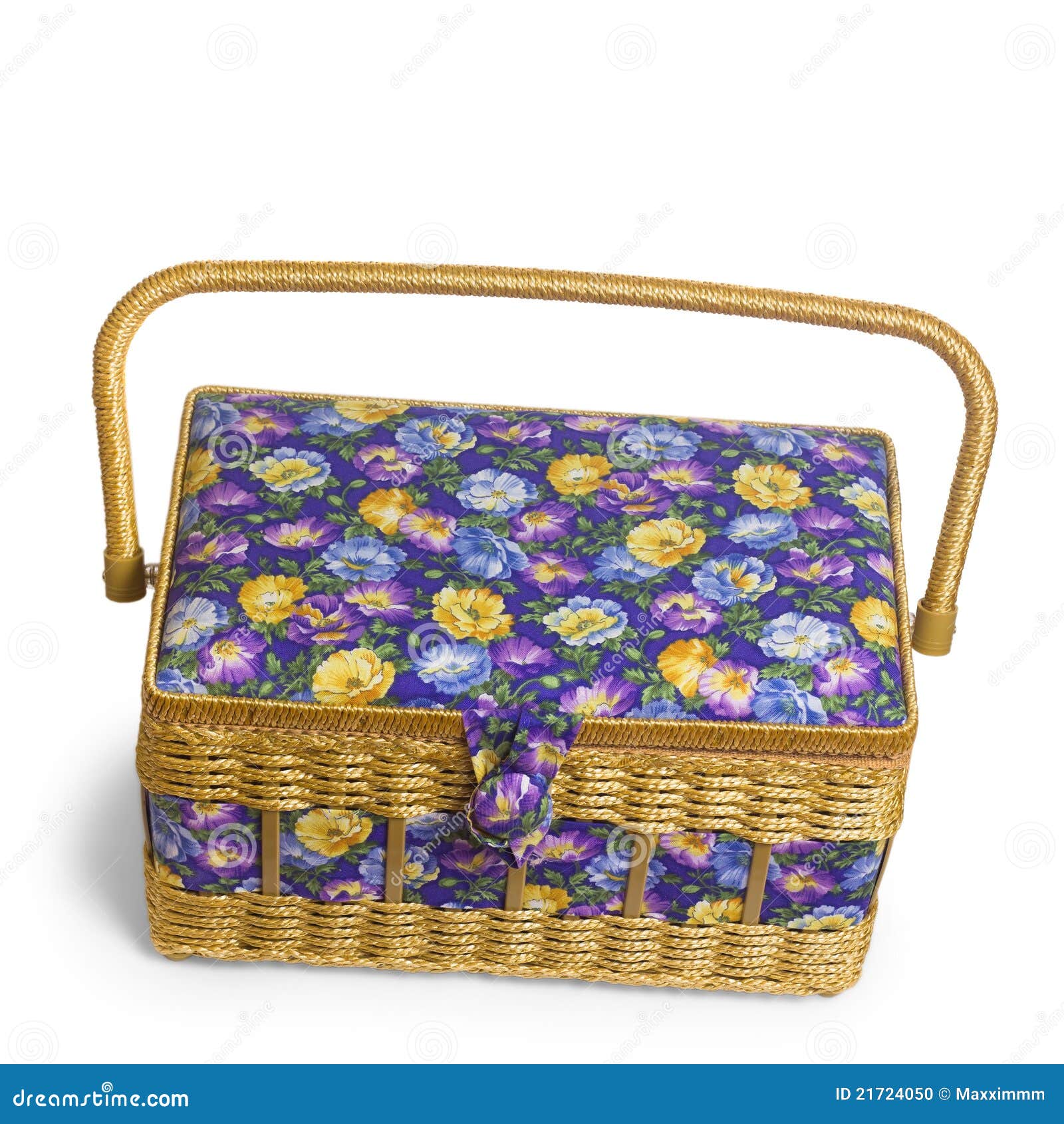Vintage Wicker Basket Casket Stock Photo Image of open, basket 21724050