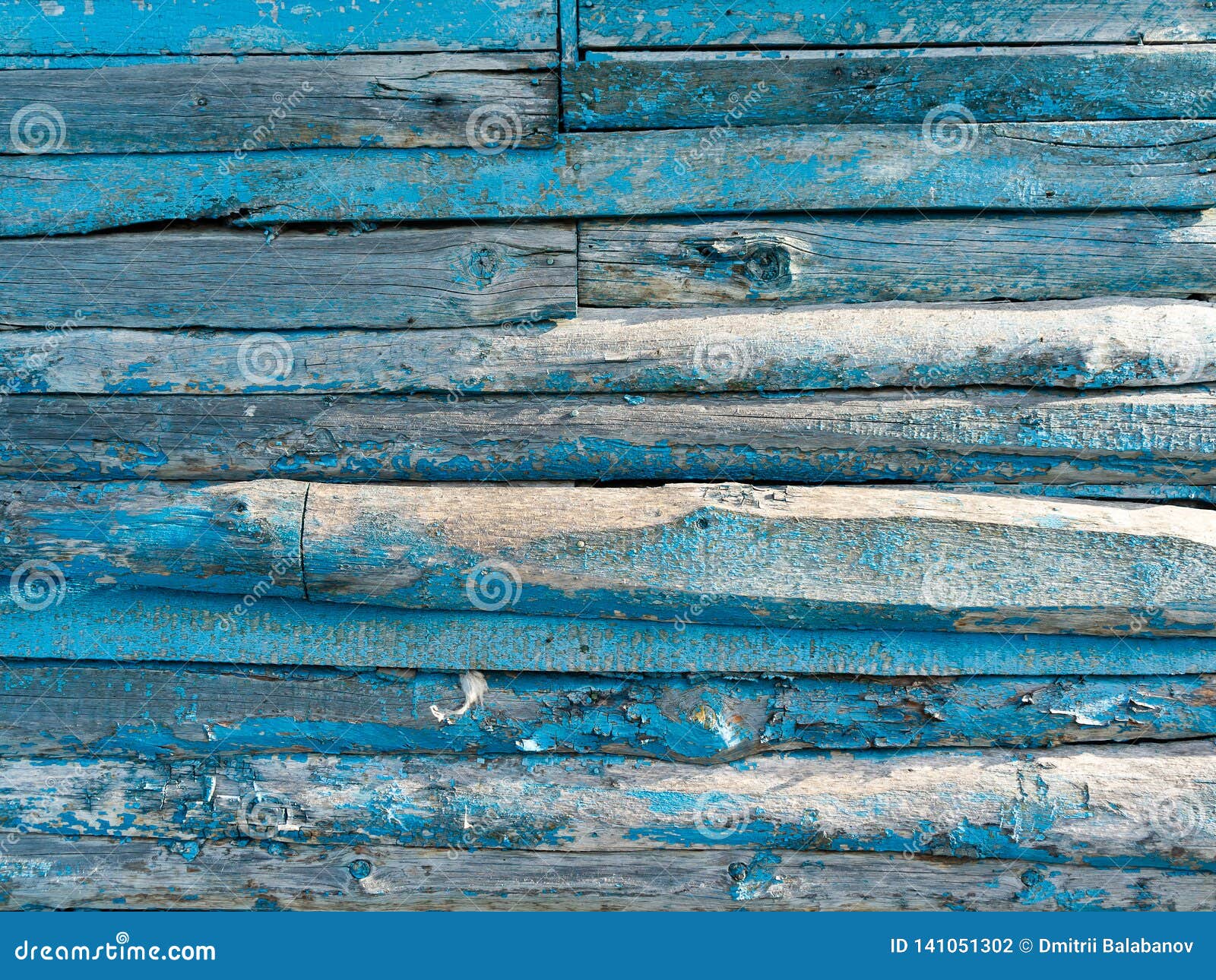 Vintage Wood Background with Peeling Blue Paint Stock Photo Image of