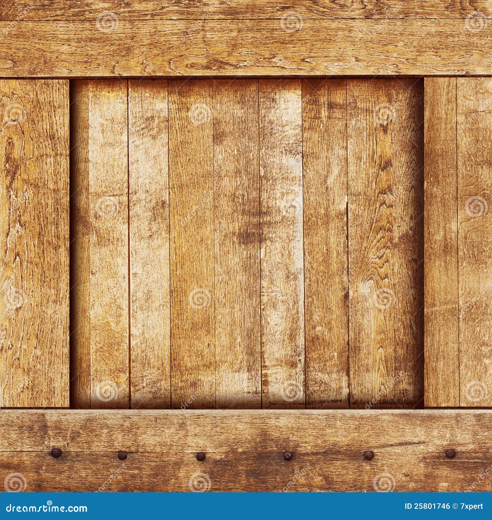 Vintage wood box stock photo. Image of room, retro, blank 25801746