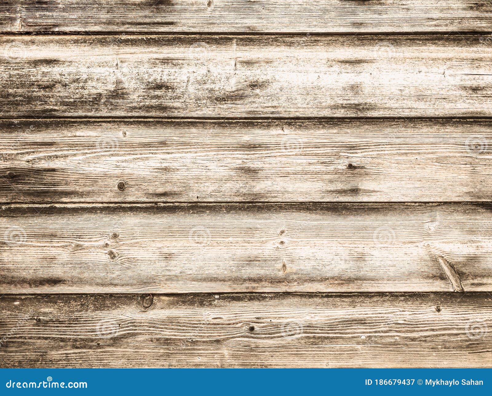 vintage wooden background with horizontal boards. copy space