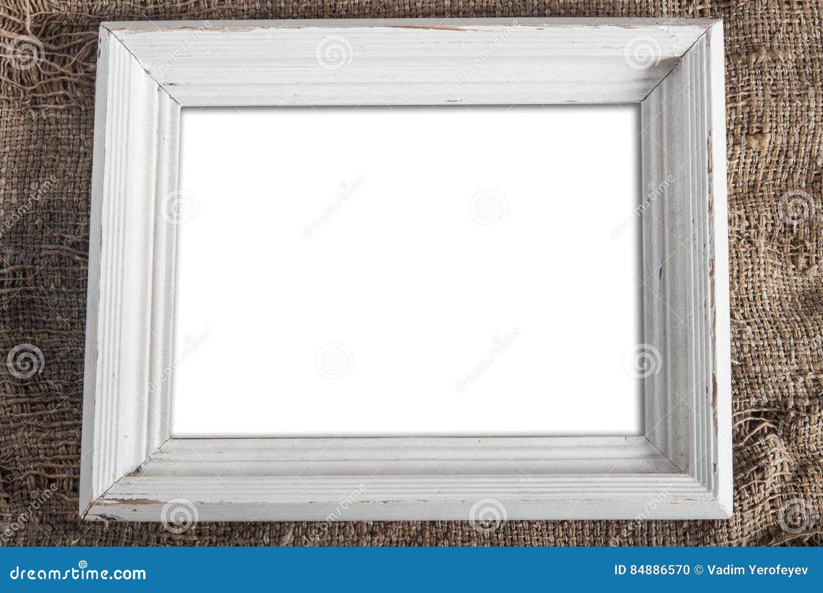 Vintage wooden frame stock photo. Image of sack, frame 84886570