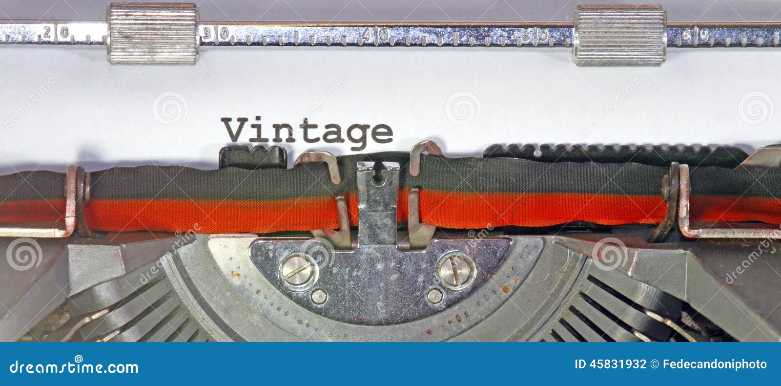 Vintage written typewriter stock photo. Image of text 45831932