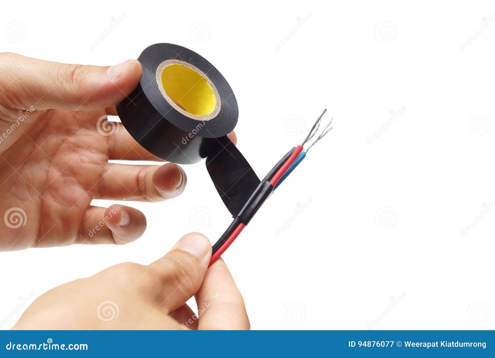 Vinyl electrical tape stock image. Image of repair, sticky 94876077