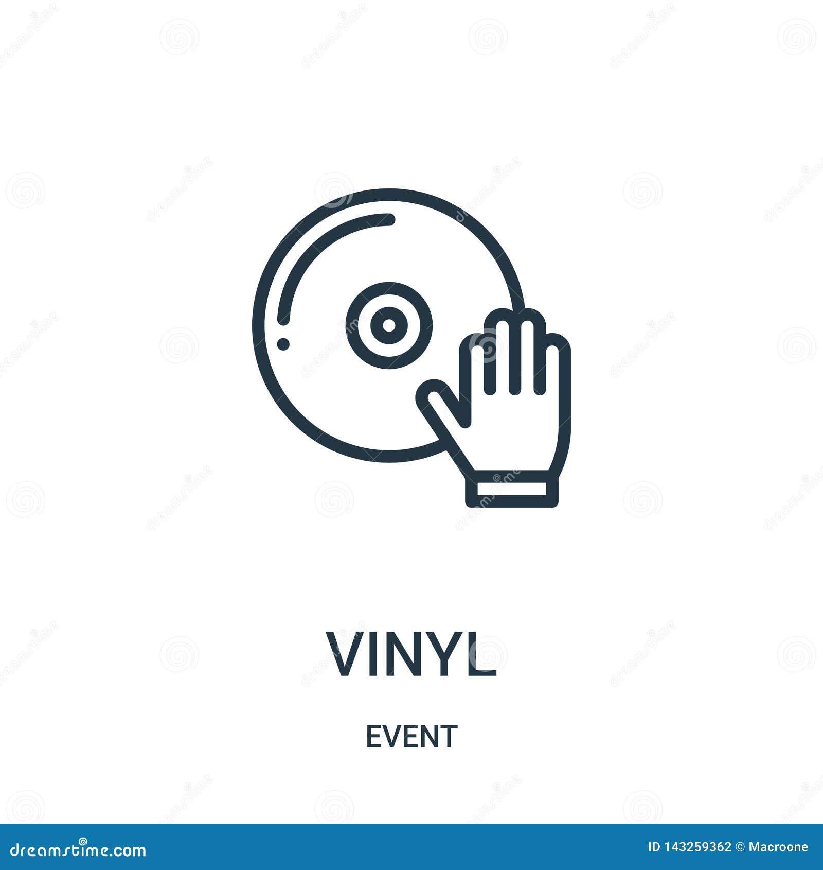 Download Vinyl Icon Vector From Event Collection. Thin Line Vinyl ...