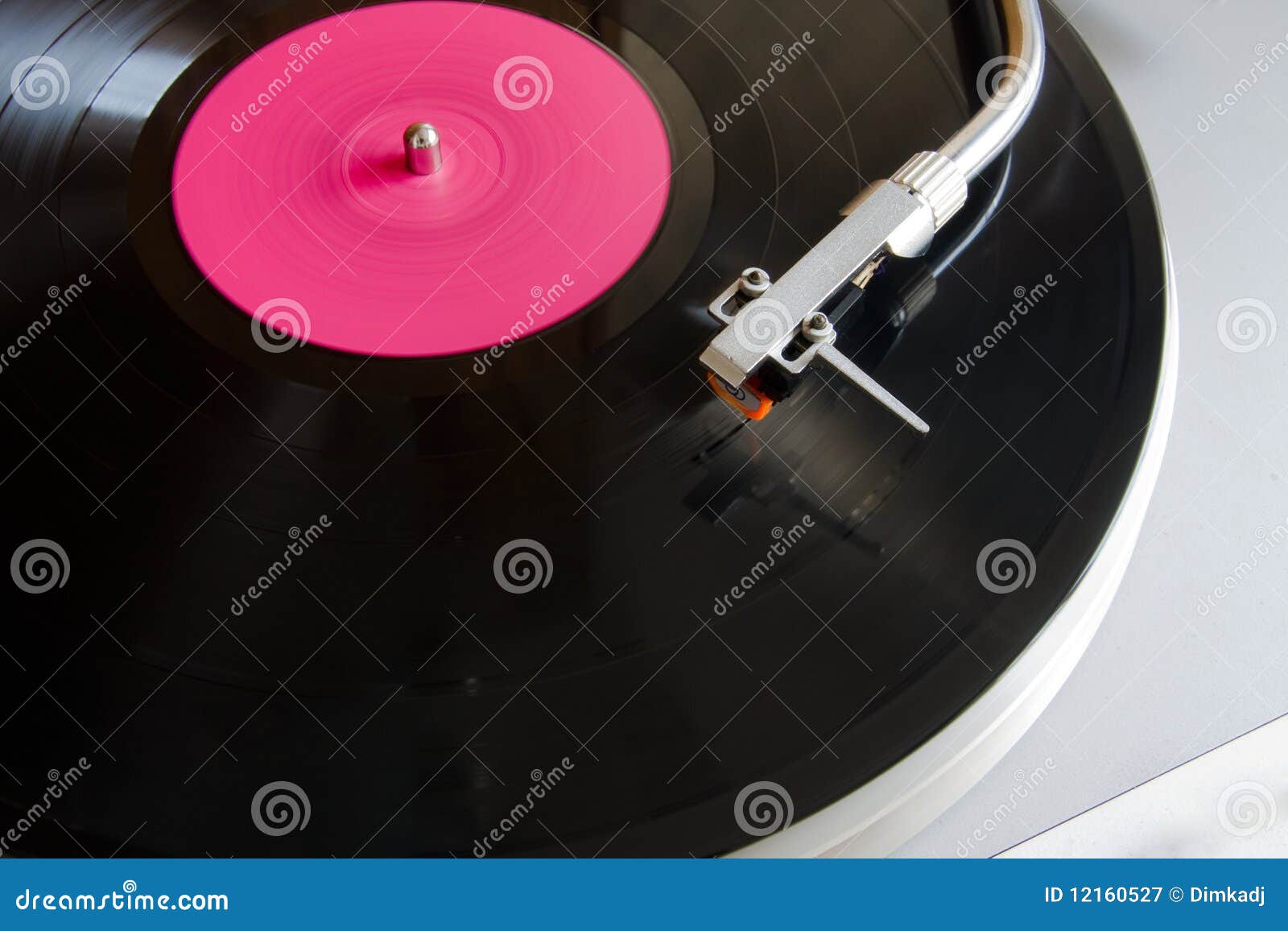 The vinyl player stock image. Image of plays, black, music - 12160527