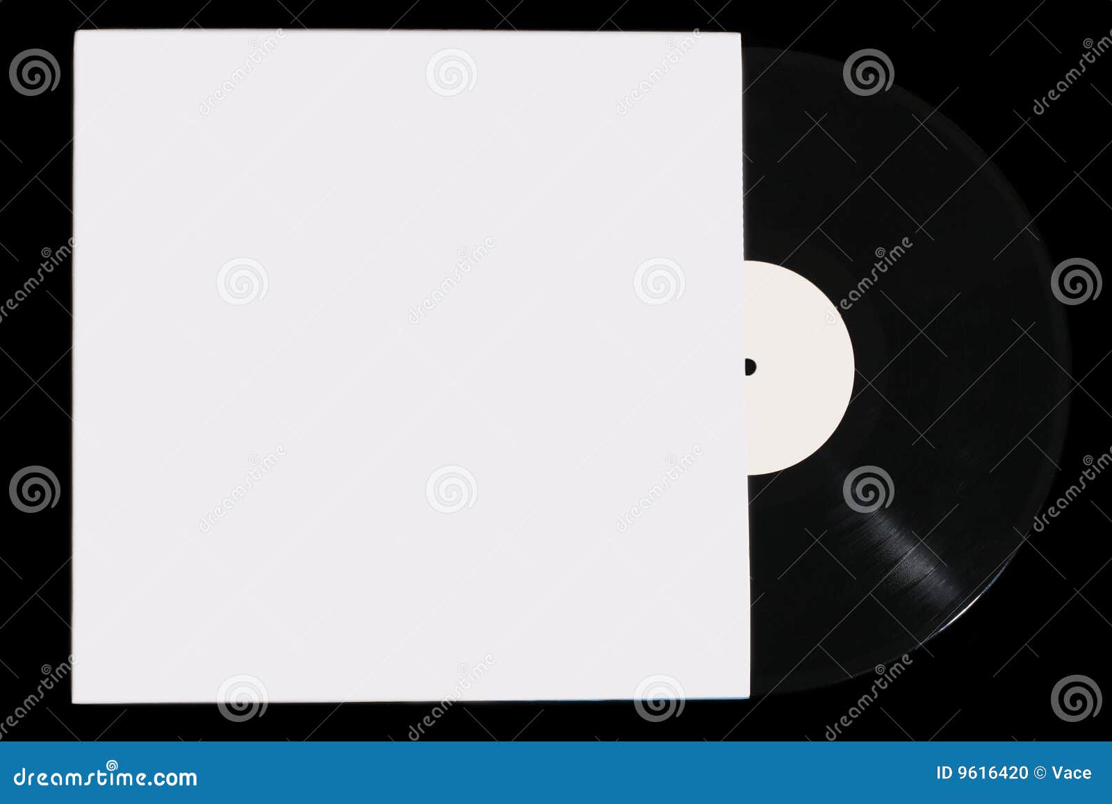 Vinyl record and envelope stock photo. Image of textspace 9616420
