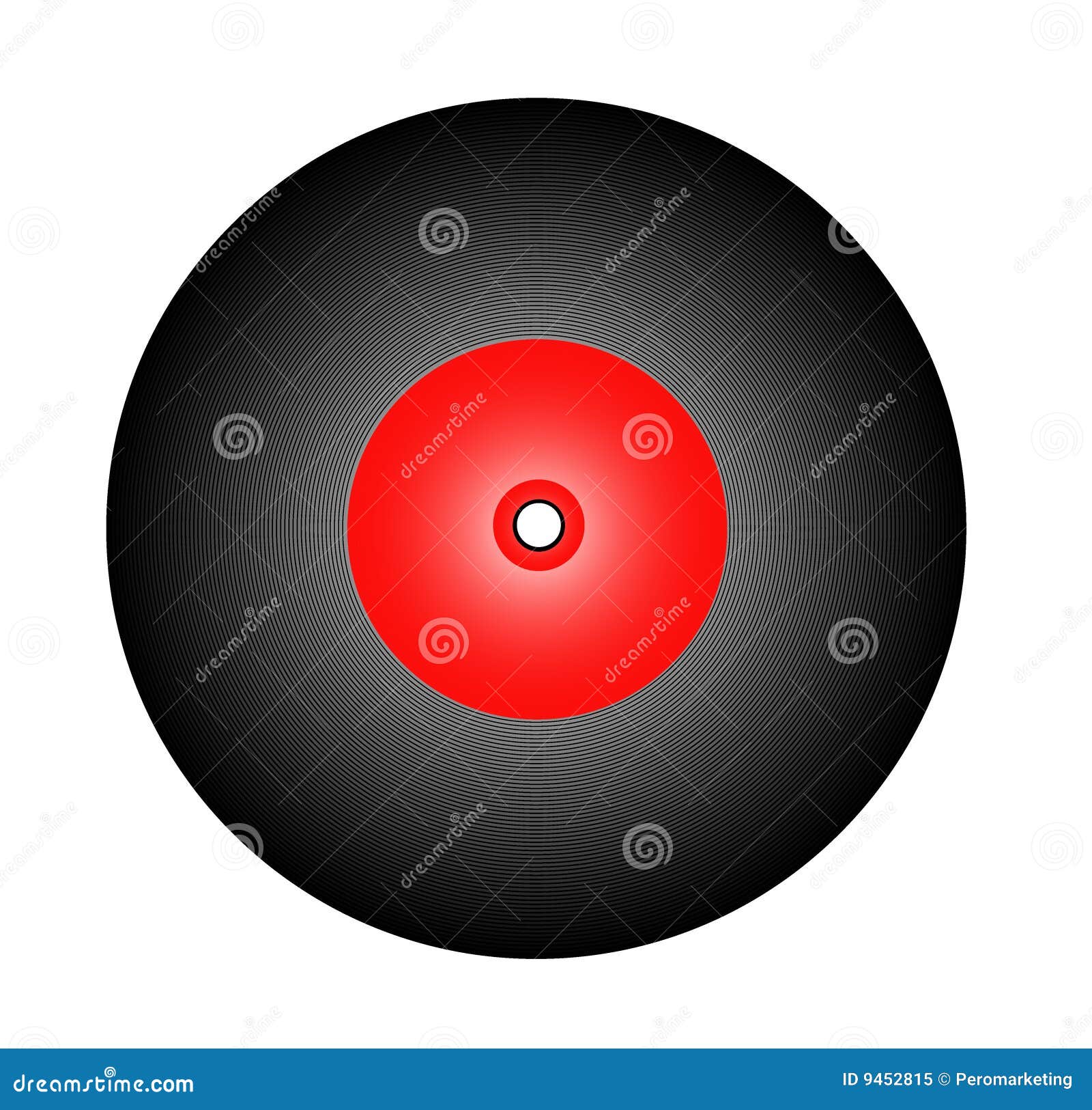Vinyl Record Illustration stock vector. Illustration of generated 9452815