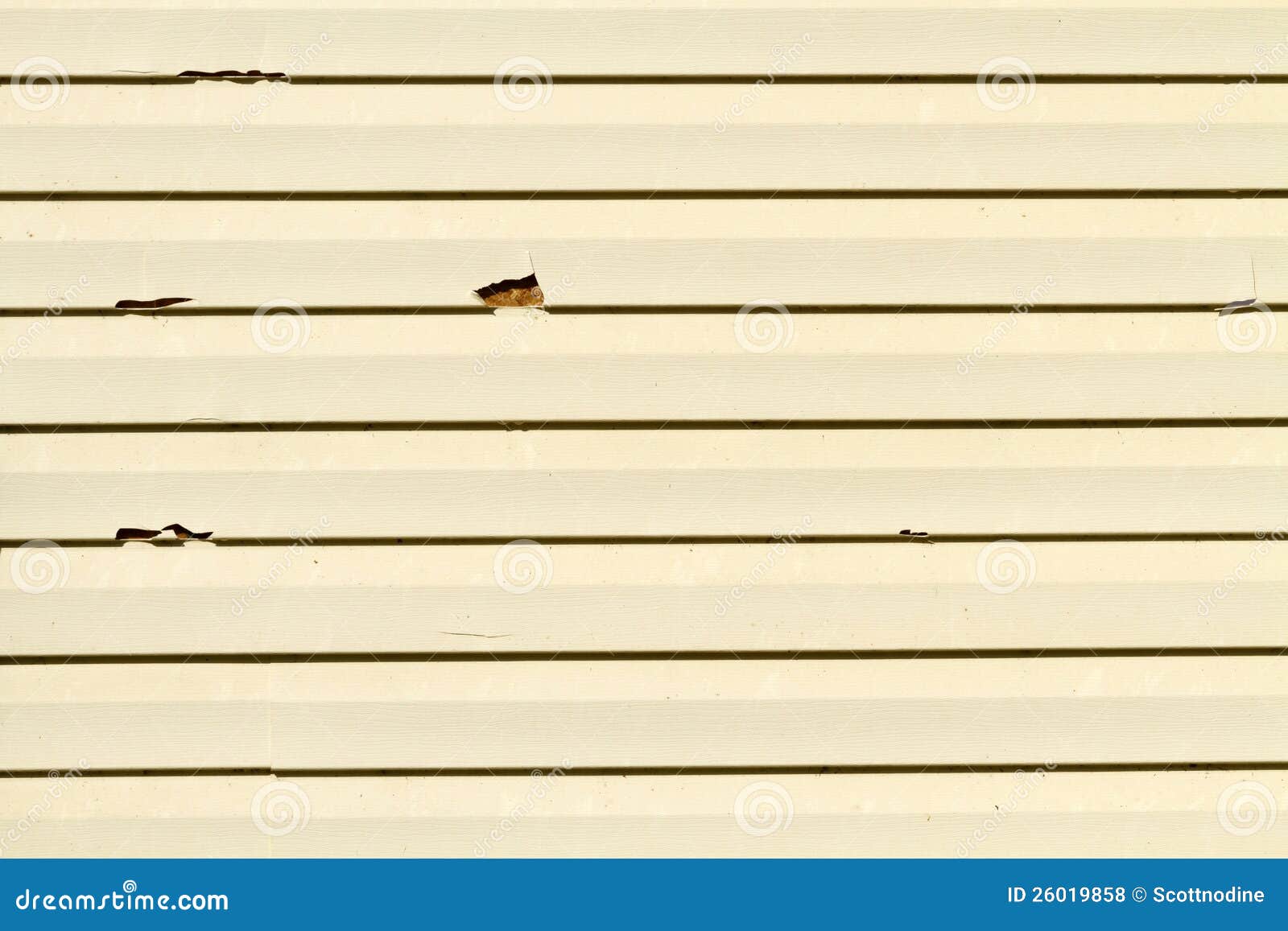 Vinyl Siding Damage from a Hailstorm Stock Photo Image of disaster