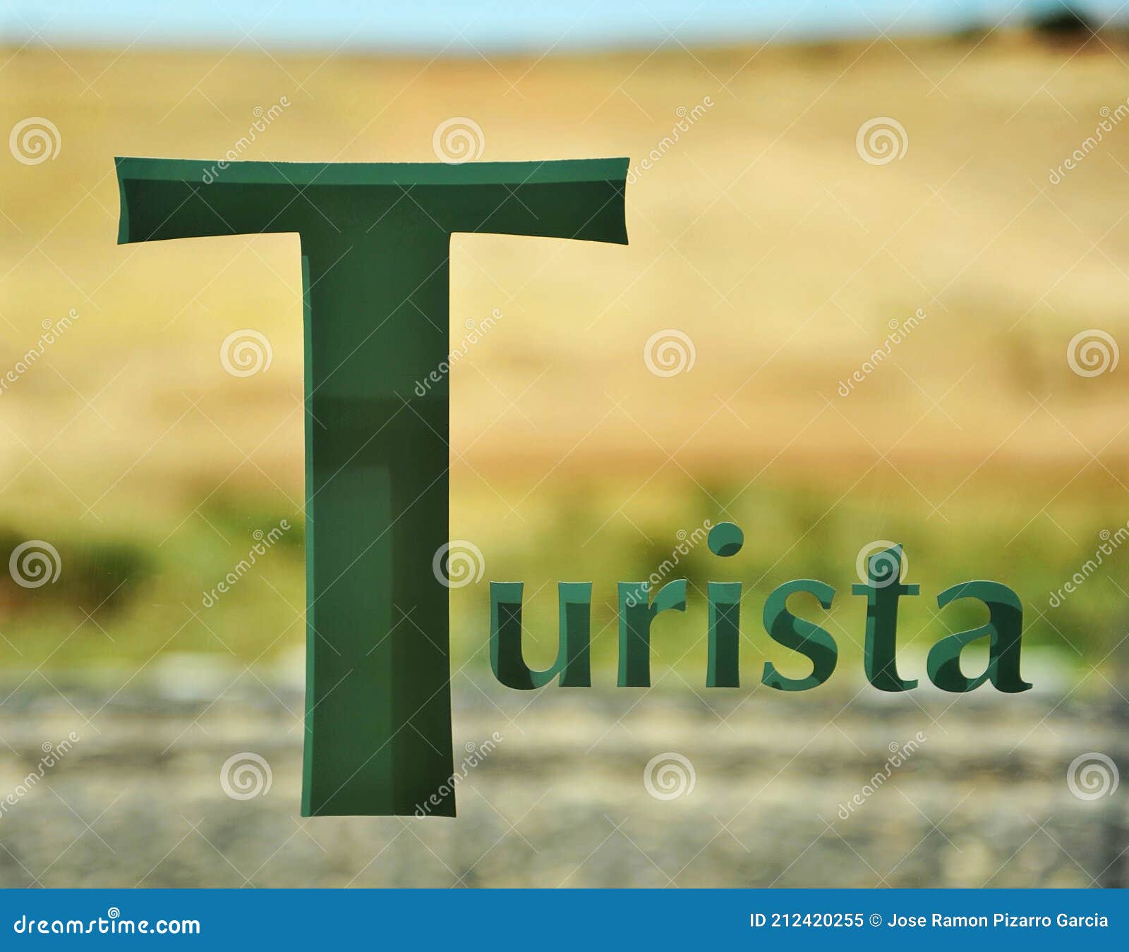 window of a tourist class -clase turista- train wagon, spain