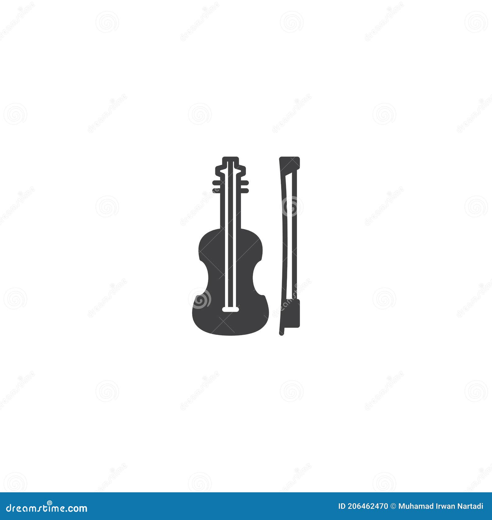 Viola Music Instrument Icon Vector Stock Vector Illustration of
